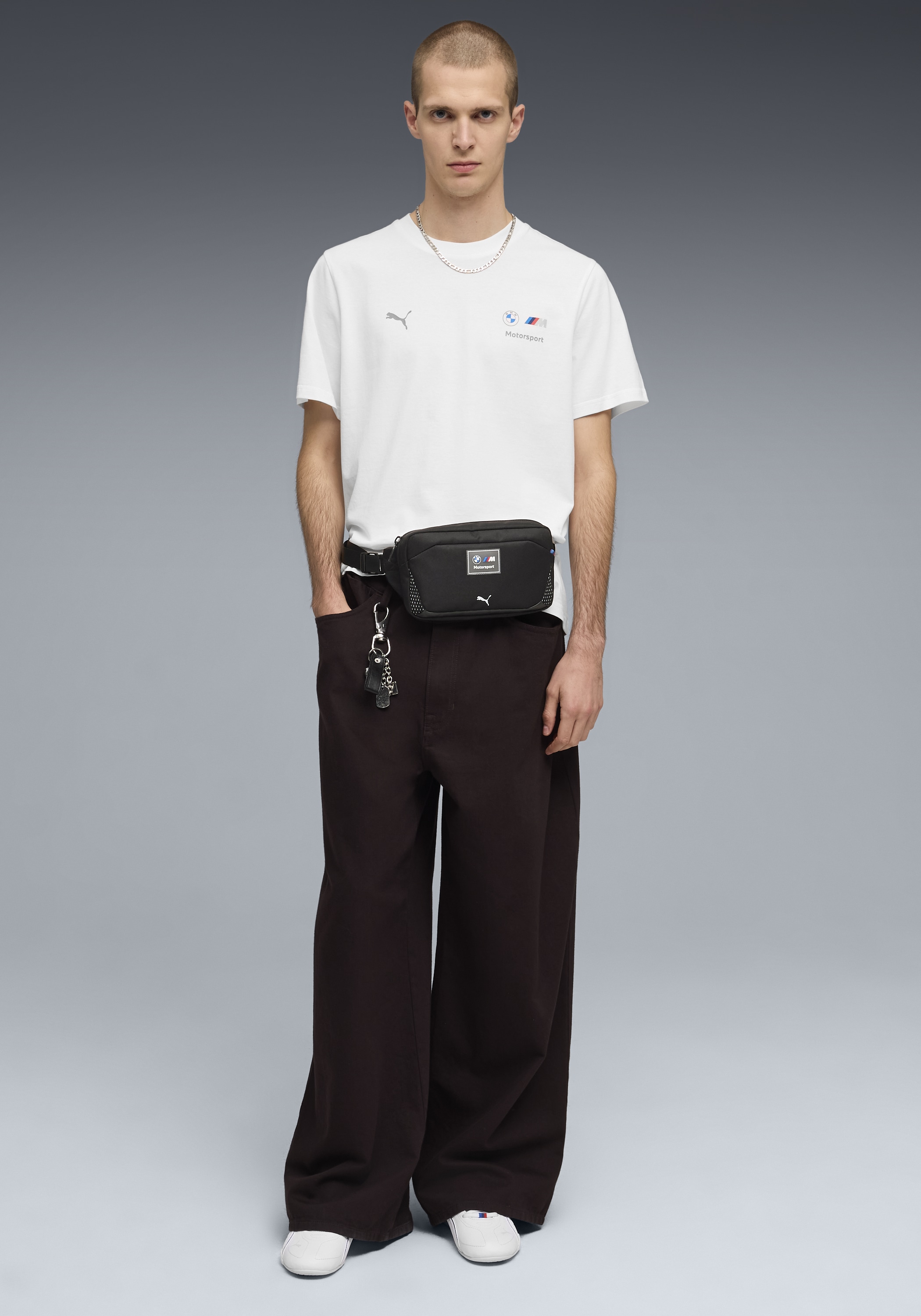 PUMA T-Shirt »BMW MMS ESS LOGO TEE« Regular Fit, Kurzarm, Rundhalsausschnitt, für Motorsport-Fans