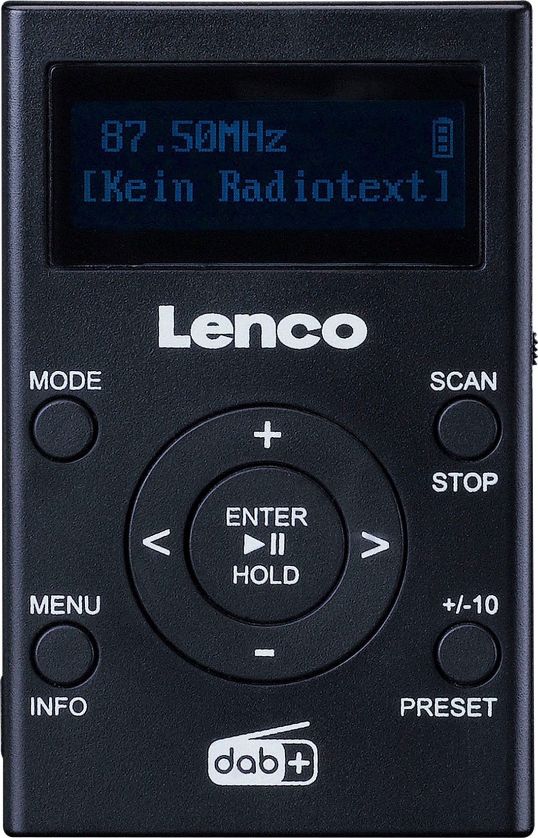 Lenco Digitalradio (DAB+) »PDR-011BK«, (Digitalradio (DAB+)