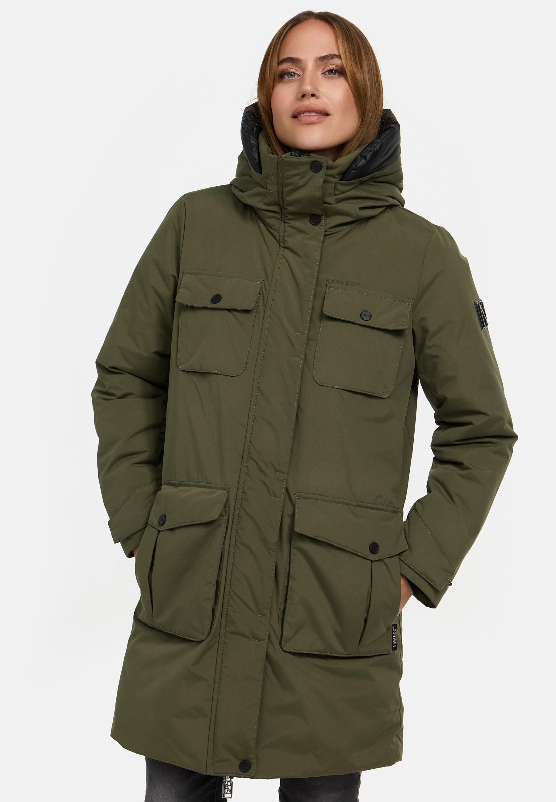 Navahoo Winterjacke »Eissturm 14«, mit Kapuze, Wasserabweisende Jacke mit Kapuze