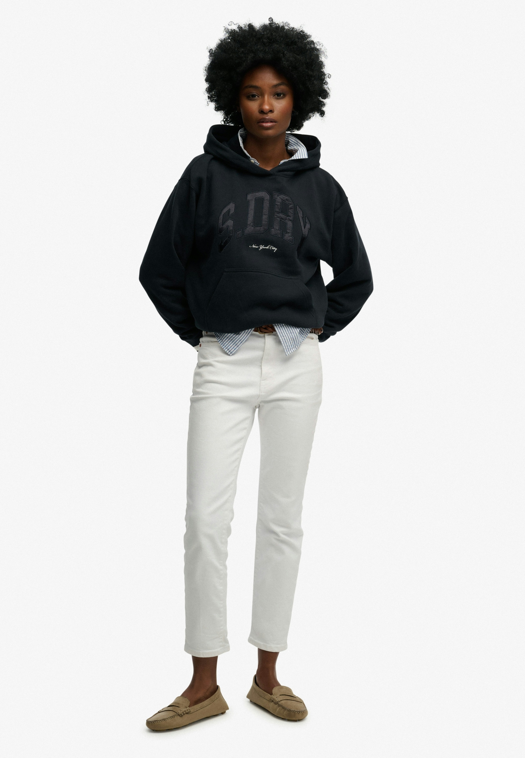 Superdry Kapuzensweatshirt "COUNTRY CLUB VARSITY HOOD", besondere Stickerei günstig online kaufen