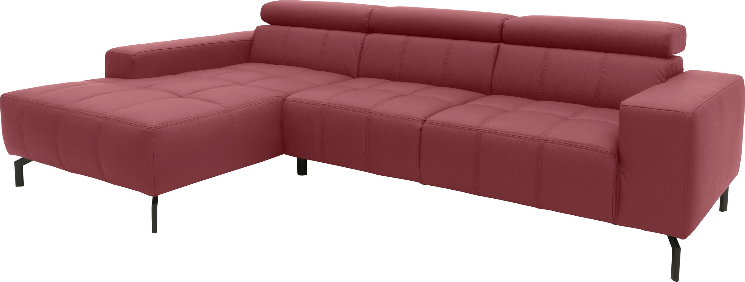 DOMO collection Ecksofa "Cunelli L-Form", wahlweise inklusive 6-fach verste günstig online kaufen