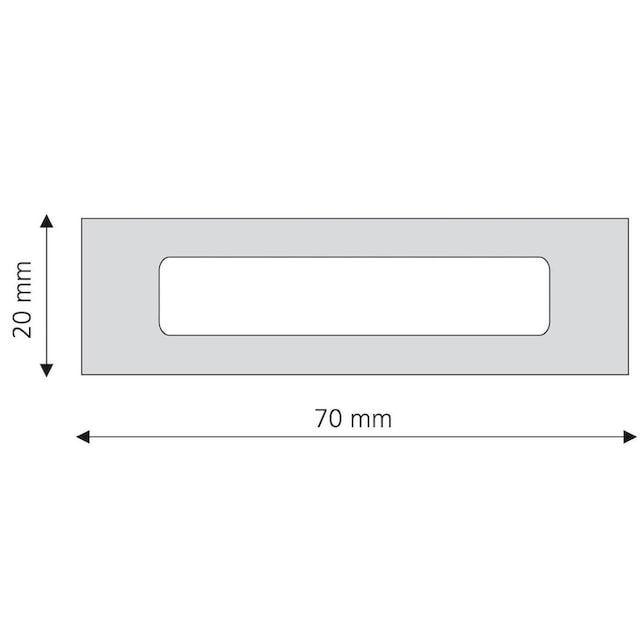 Liedeco Gardinenstangen-Endstück »Block«, (Set, 2 St.), für Gardinenstangen  Ø 16 mm auf Rechnung | BAUR