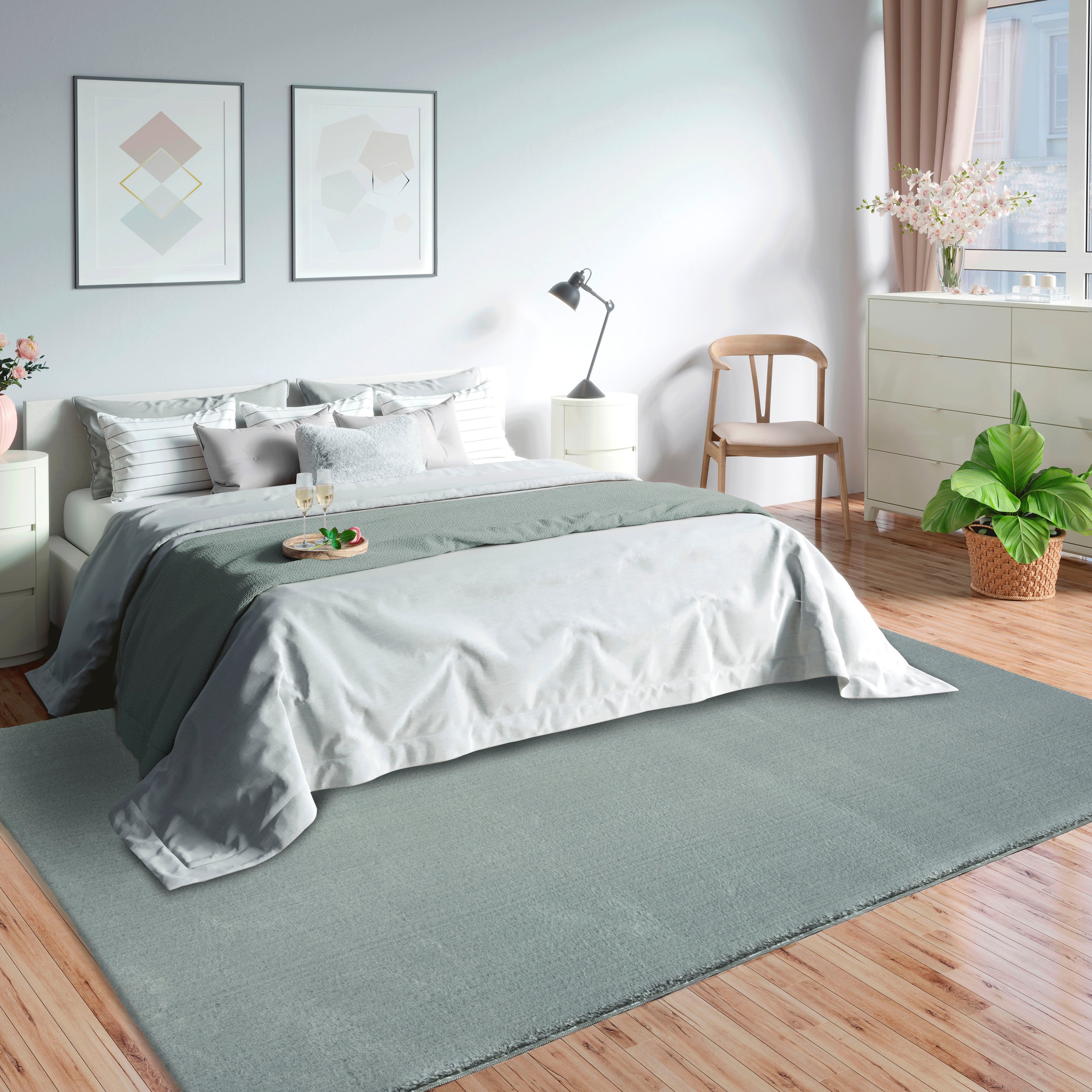Tapis MERINOS Loft 37 Bleu 200x280cm 2