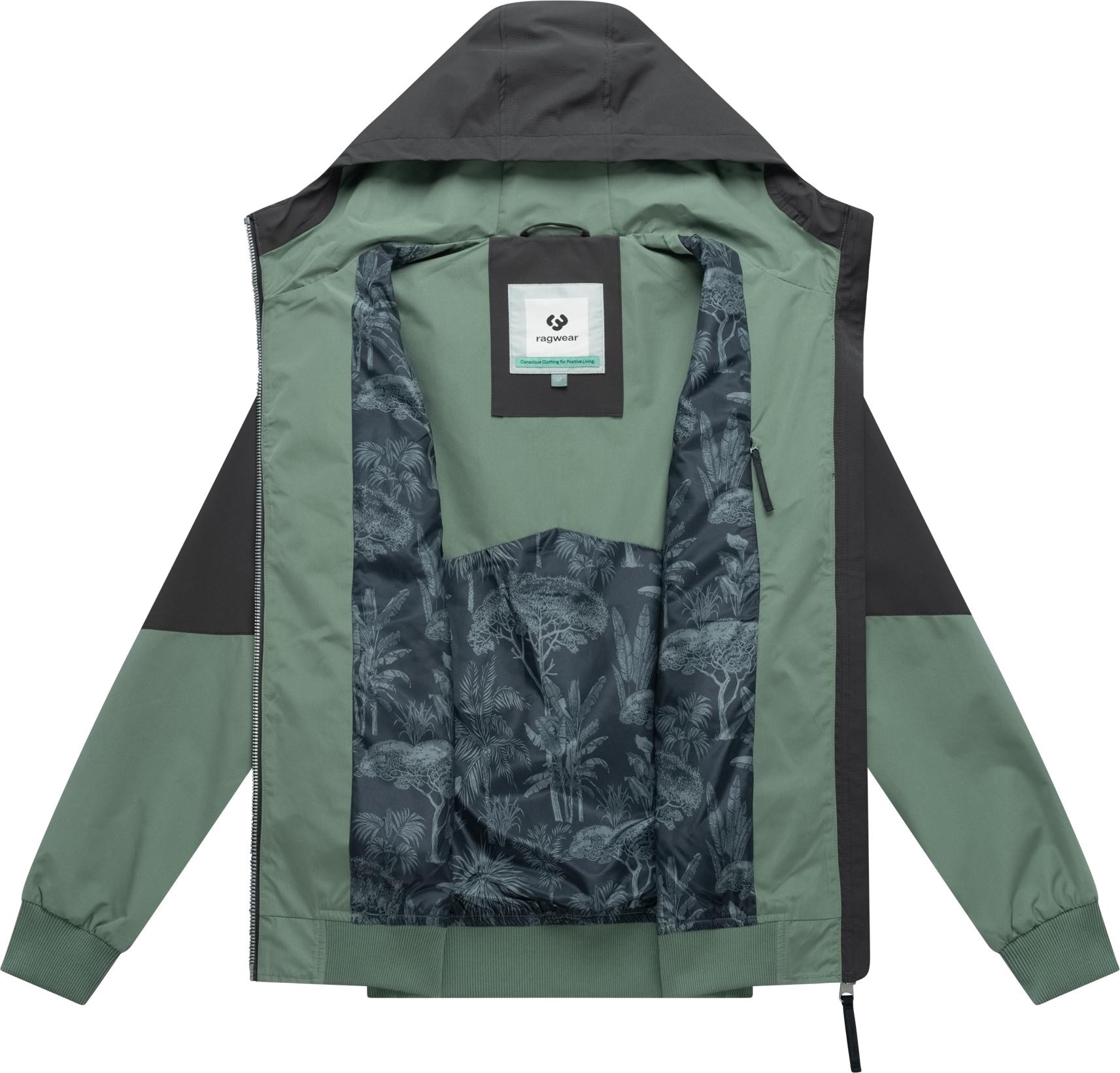Ragwear Funktionsjacke »Sherwend« mit Kapuze Wasserdichte leichte Übergangsjacke mit Kapuze