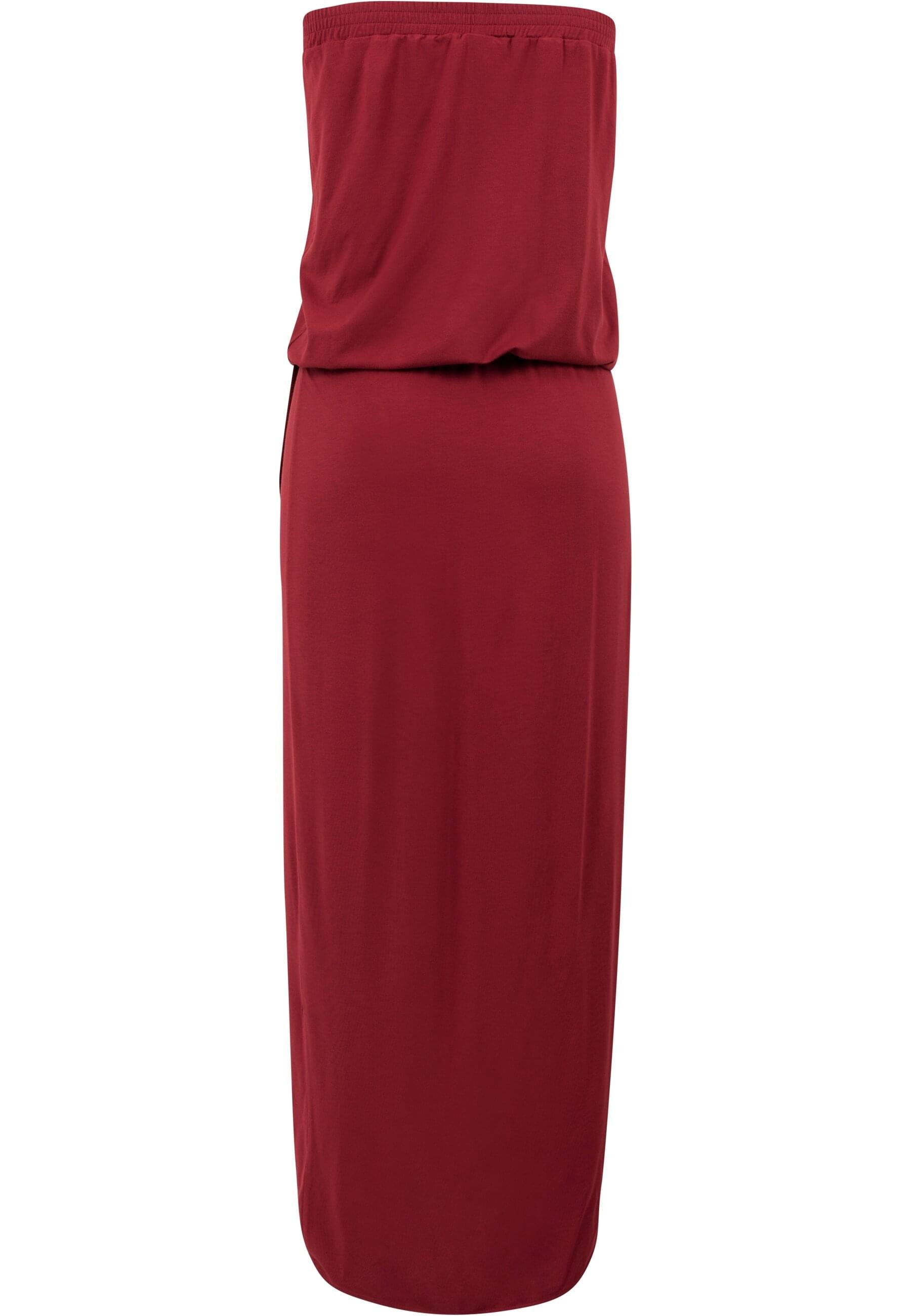 URBAN CLASSICS Shirtkleid »Urban Classics Damen Ladies Viscose Bandeau Dress«, (1 tlg.)