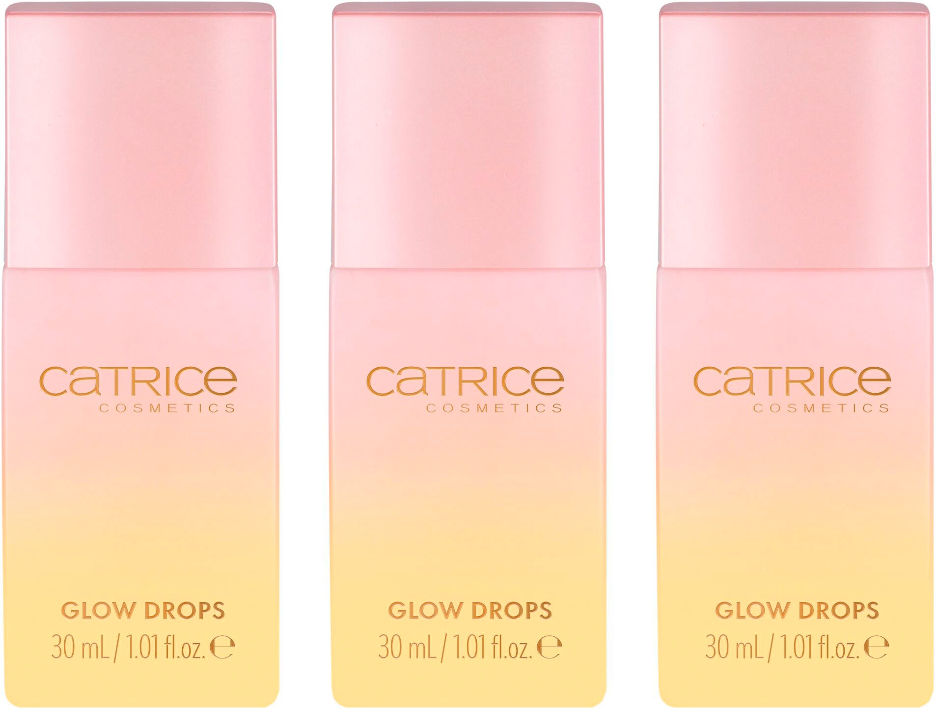 CATRICE Damen Highlighter "MIDNIGHT SUN Glow Drops", 90ml, pink, Teint-Kosmetika, Seidige Textur, leicht verblendbar, natürlicher, leuchtender Glow.