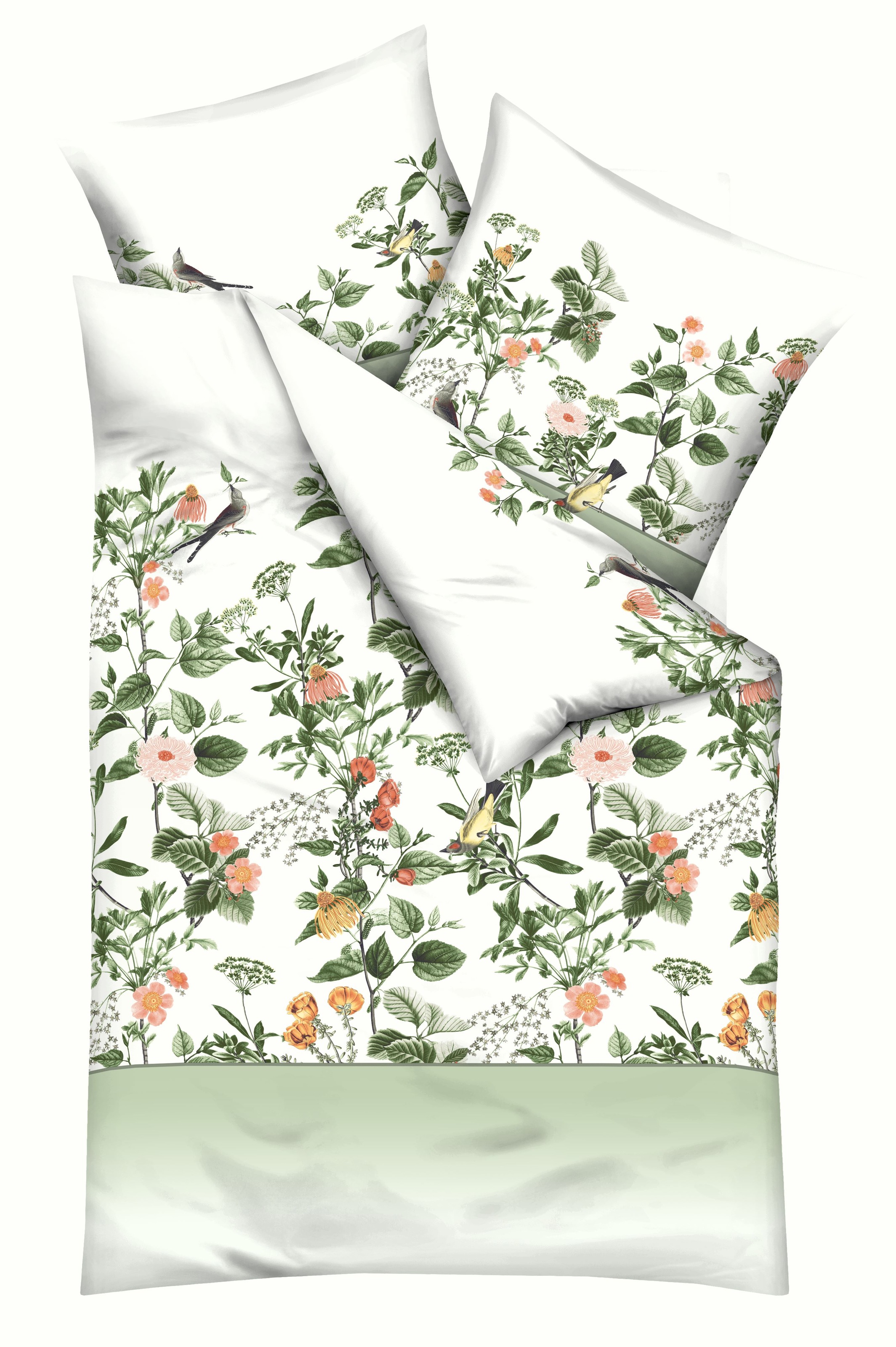 Kaeppel Bettwäsche "Formosa" 2 Stk. tlg. Mit Blumen günstig online kaufen