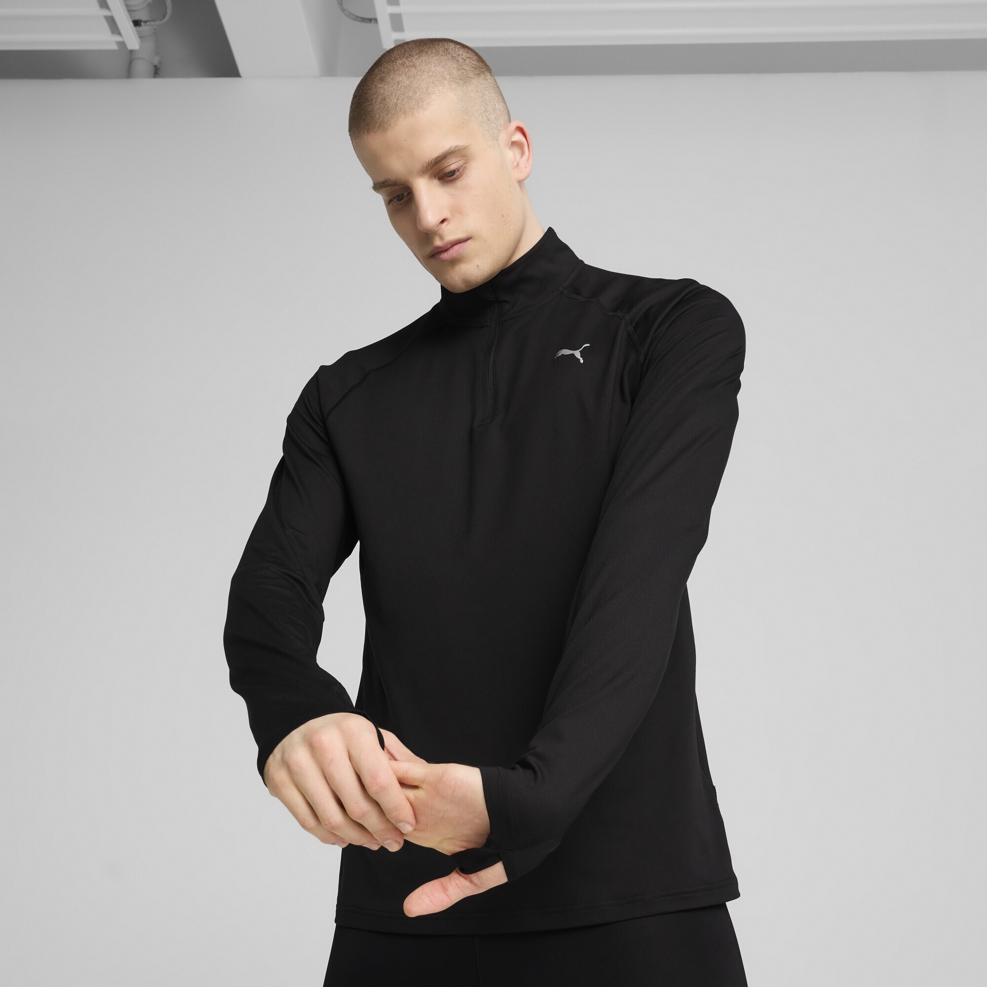 PUMA Laufshirt »VELOCITY CLOUDSPUN Laufoberteil mit halbem Reißverschluss Herren«