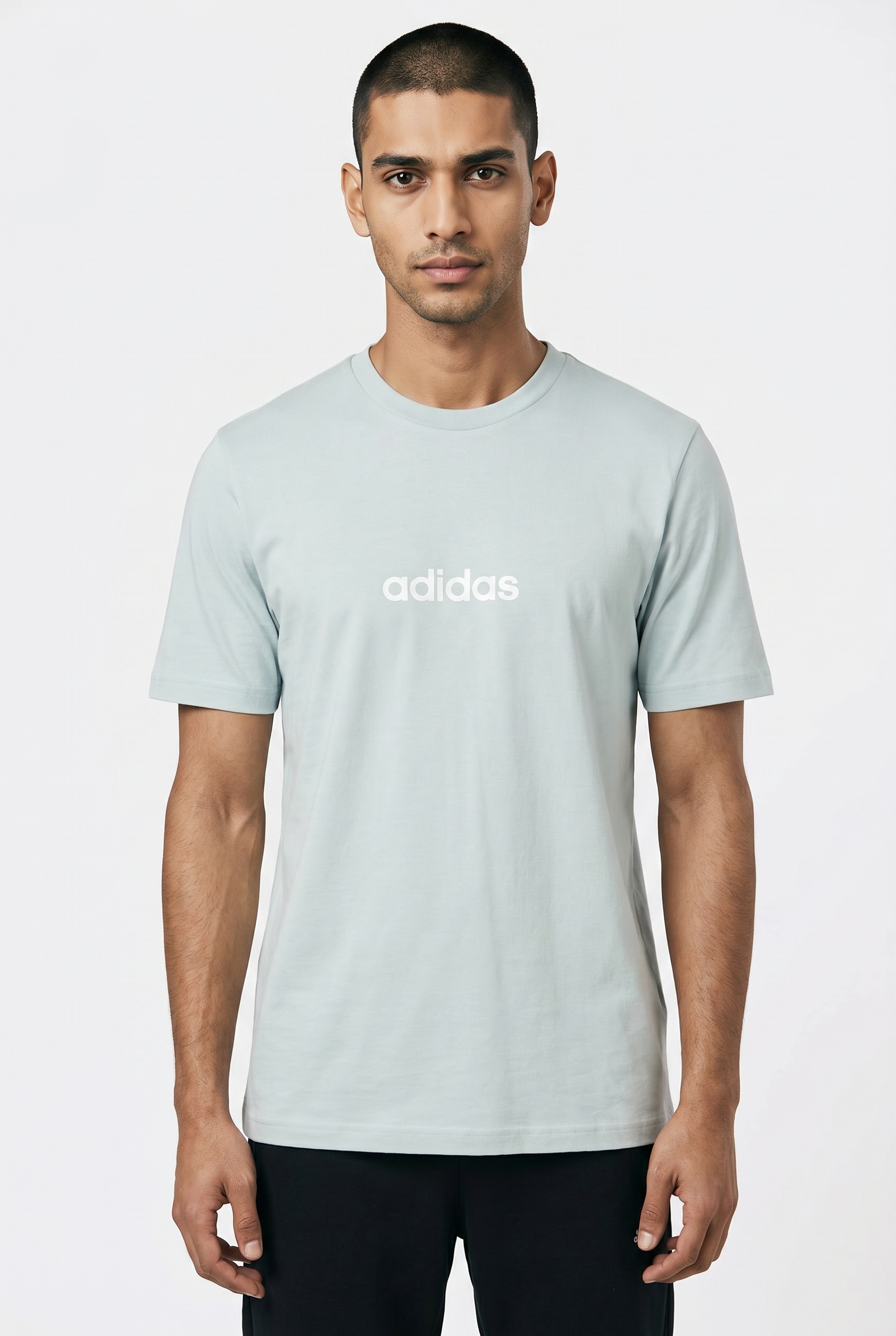 adidas Sportswear T-Shirt "M LIN SJ T" überschnittene Schultern, Kurzarmdesign, aus Baumwolljersey