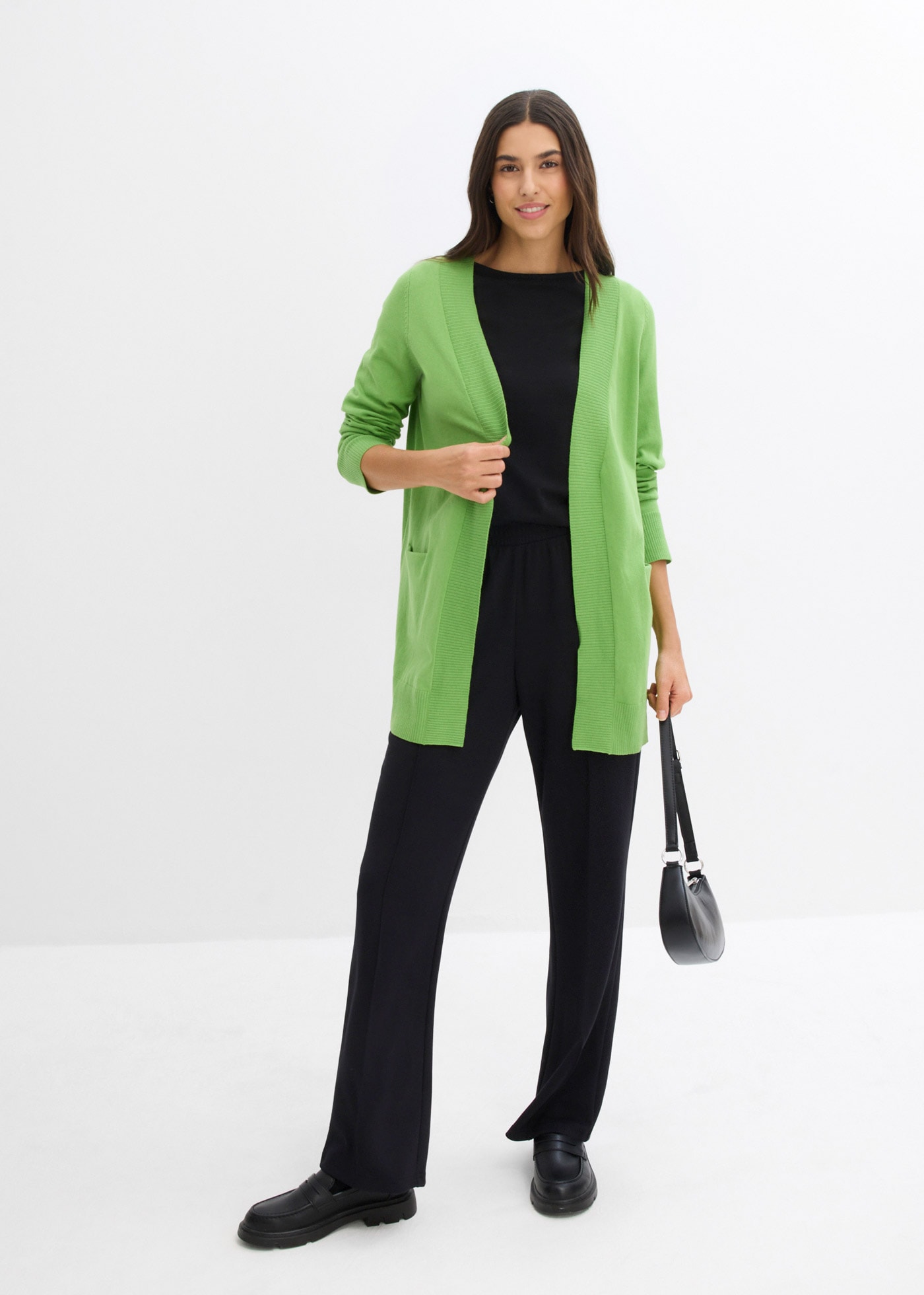 bonprix Sweathose  mit Biese, Regular Fit, mit Elasthan-Anteil