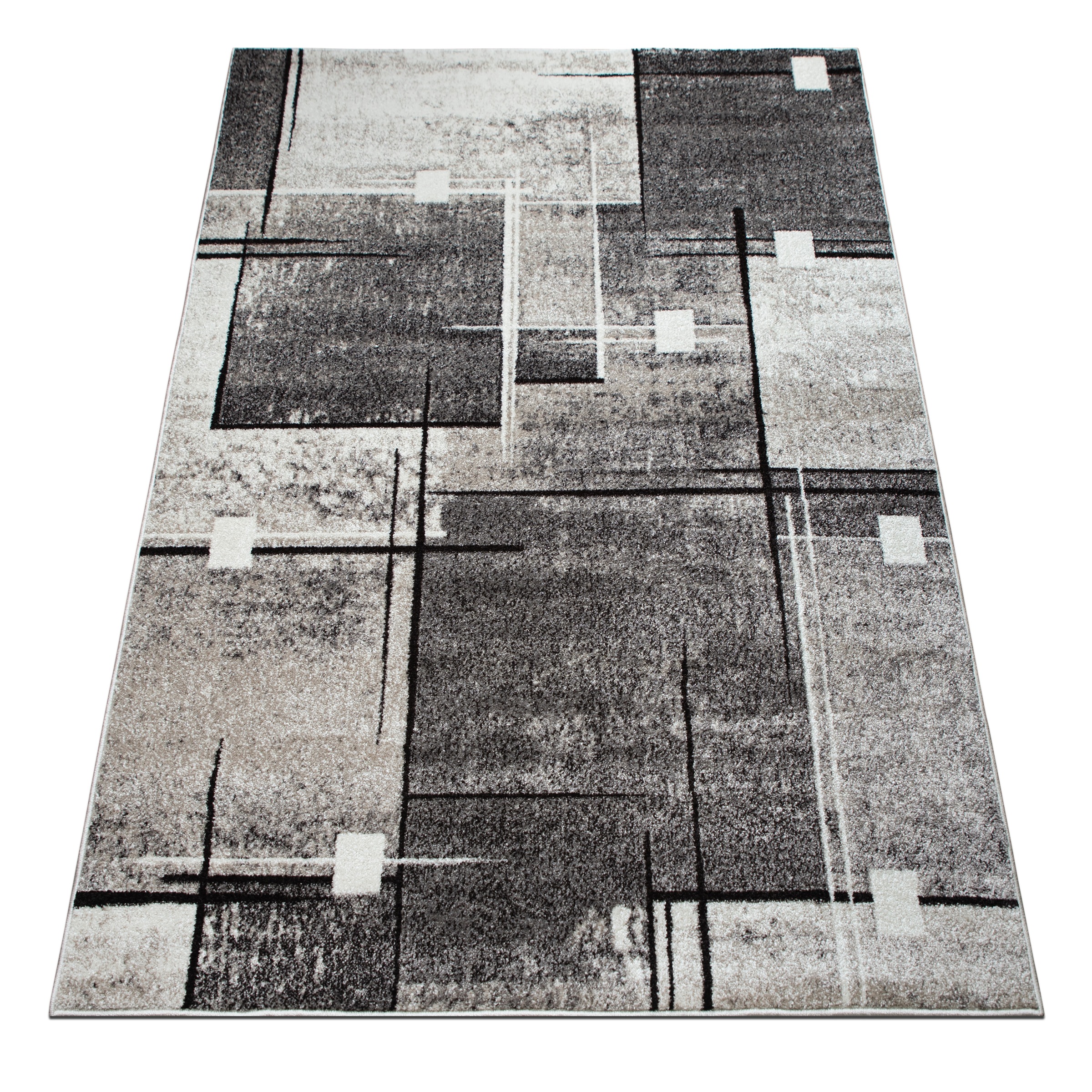 OTTO home Teppich "Deblin" rechteckig 9 mm Höhe weicher Flor, Kurzflor, Kar günstig online kaufen