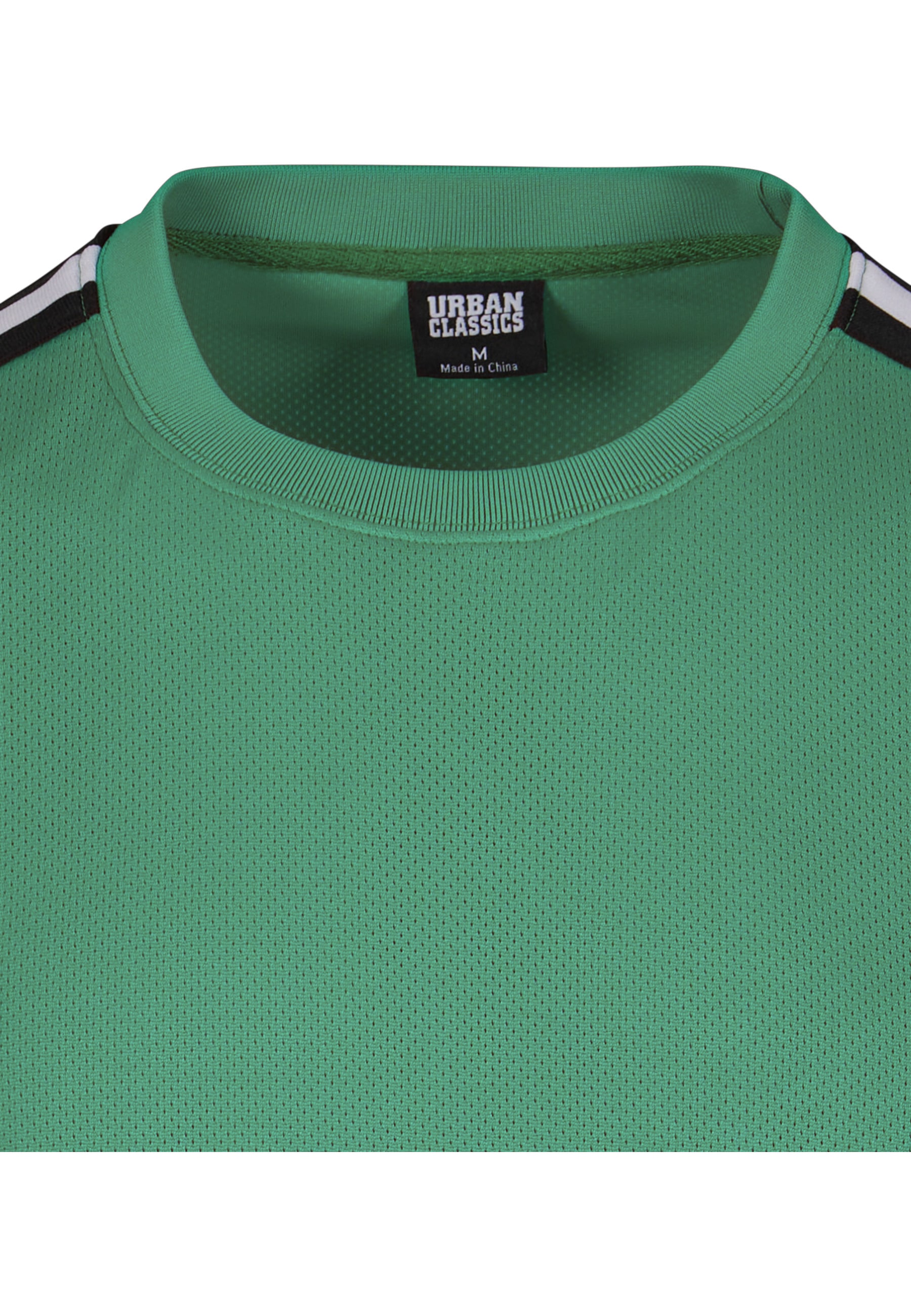 URBAN CLASSICS T-Shirt »Urban Classics Herren Oversized Stripes Mesh Tee« 1 Stk.