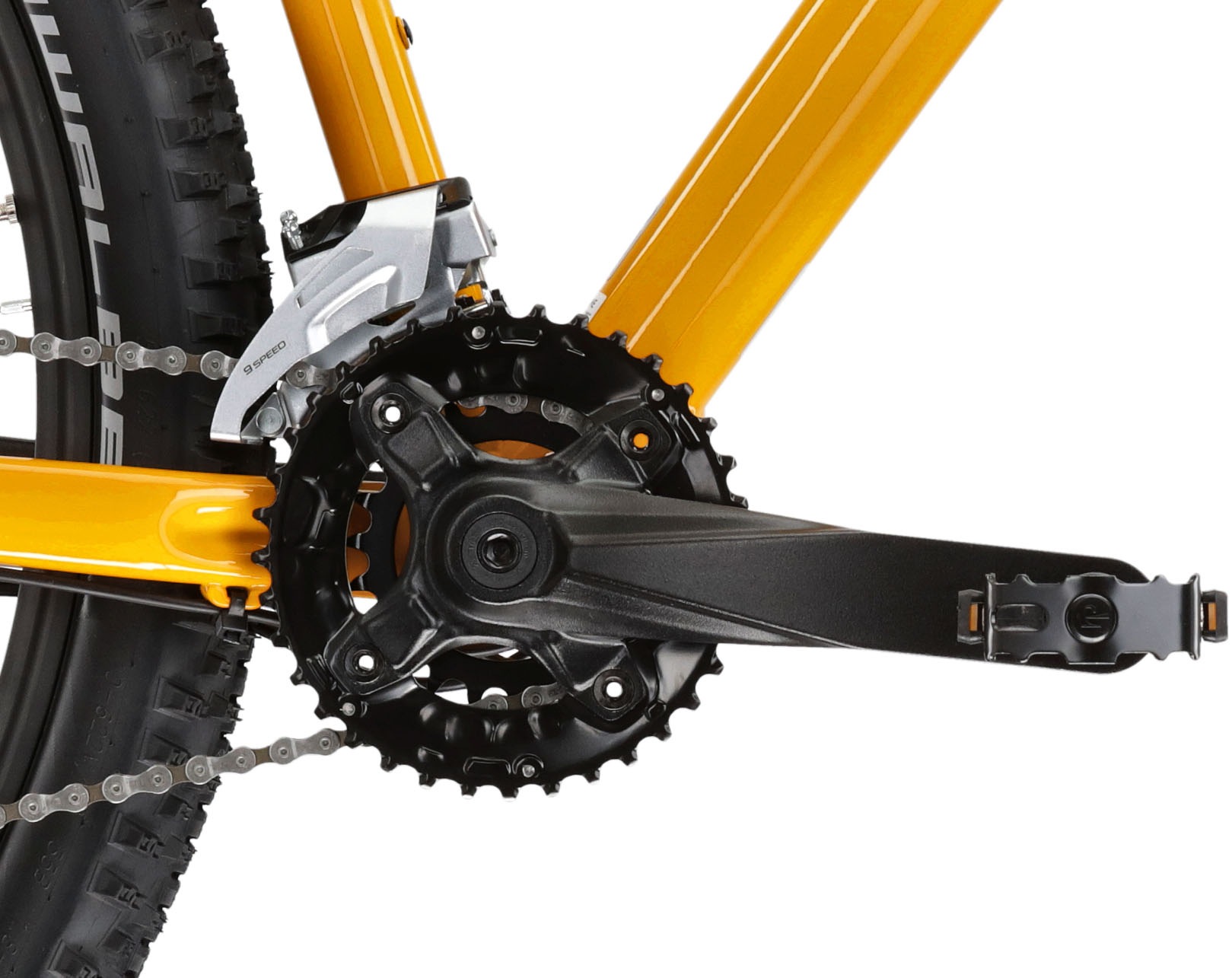 Kross Mountainbike »KROSS MTB Hardtail Level 2.0 29" gelb 18 Gänge«, 18 Gang, Shimano, ALIVIO M3100 Schaltwerk, Kettenschaltung