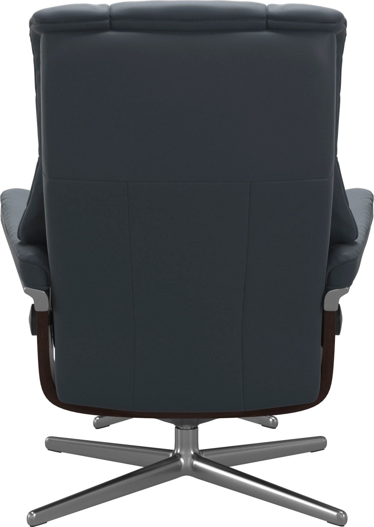 Thumbnail - Stressless Relaxsessel "Mayfair" Set, Relaxsessel mit Hocker, mit Hocker, mit Cross Base, Größe S, M & L, Holzakzent Bra...