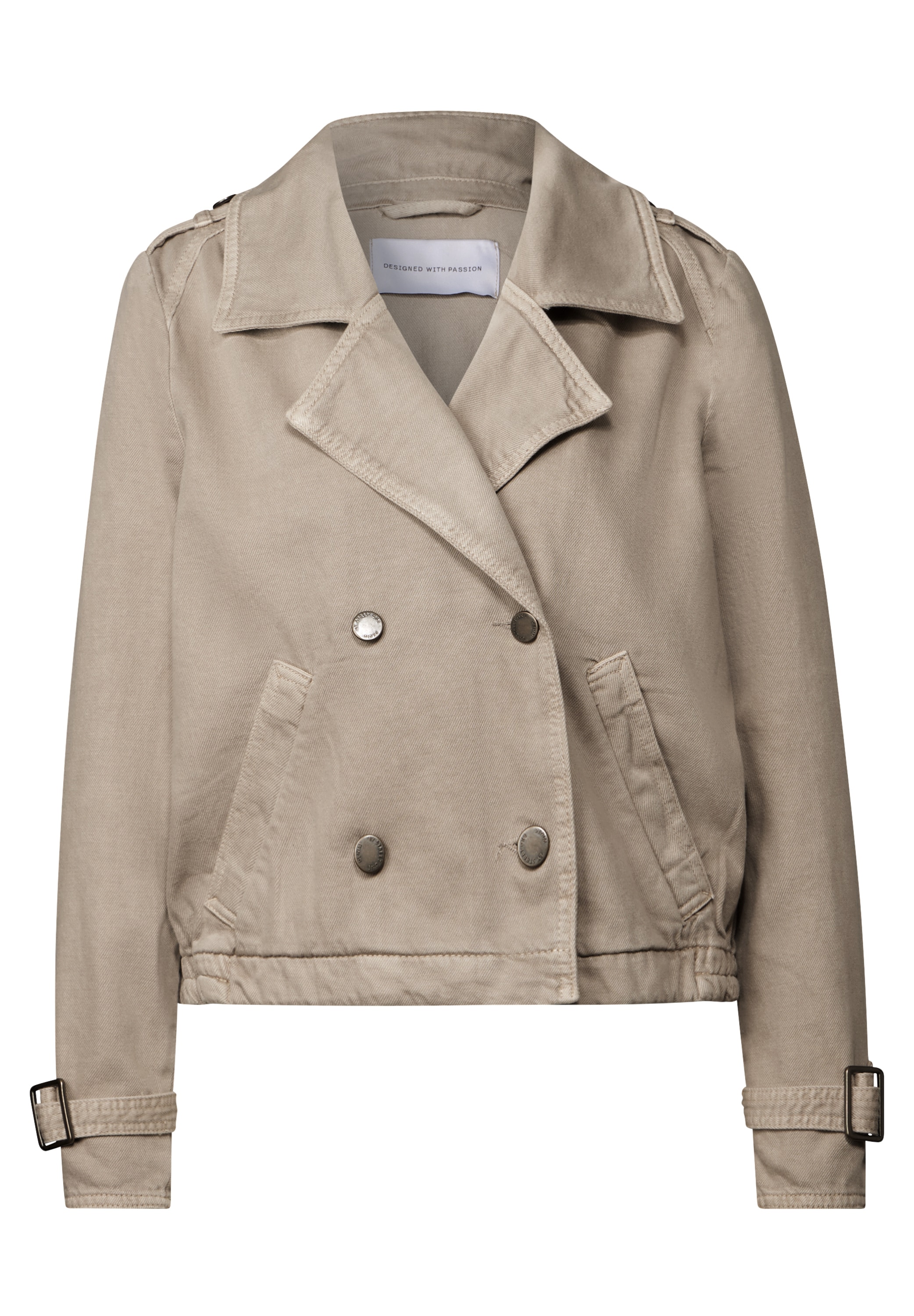 STREET ONE Kurzjacke, in Trench-Look, Jeansjacken-Style