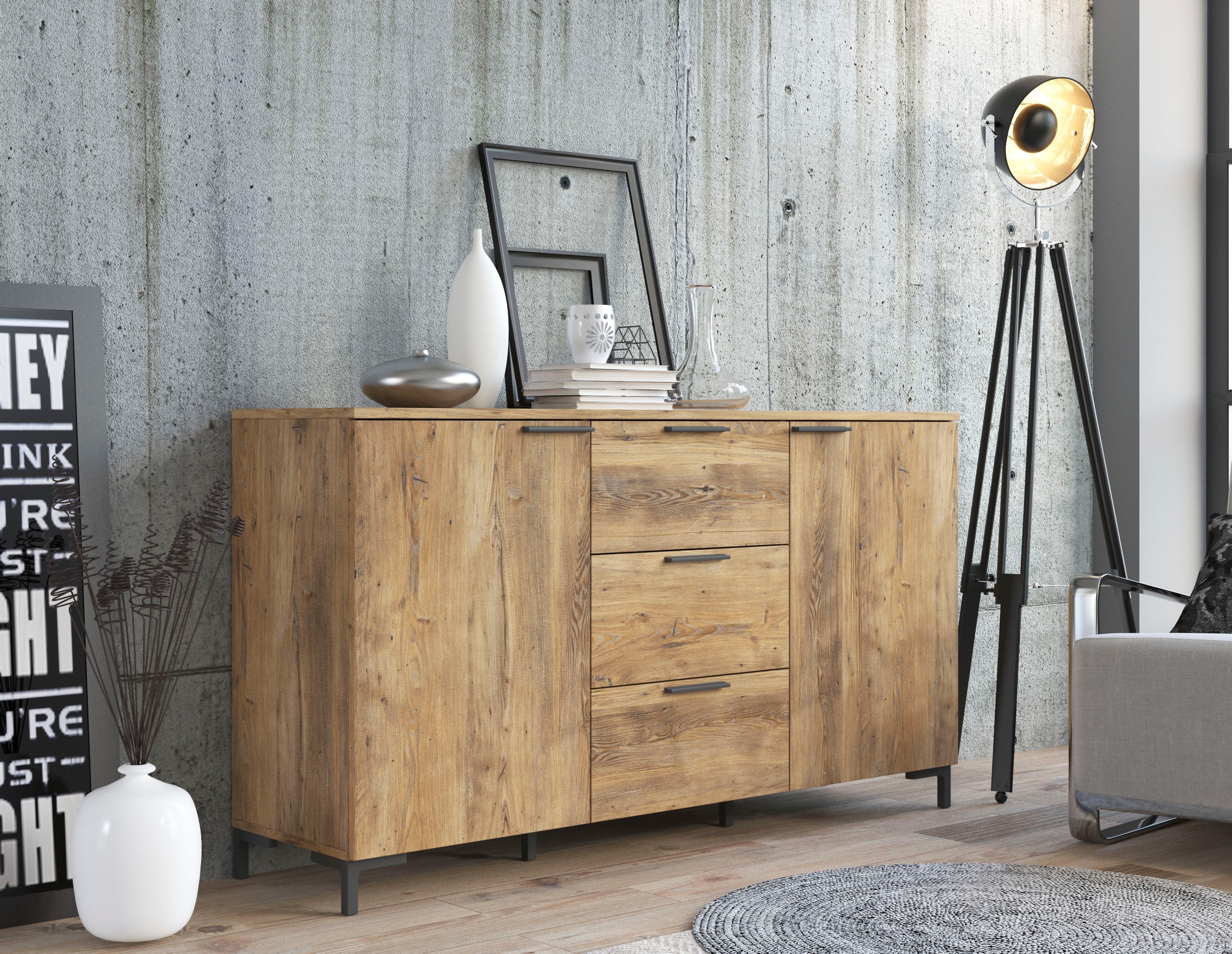 Home affaire Kommode "Alternative" Breite 151 cm günstig online kaufen