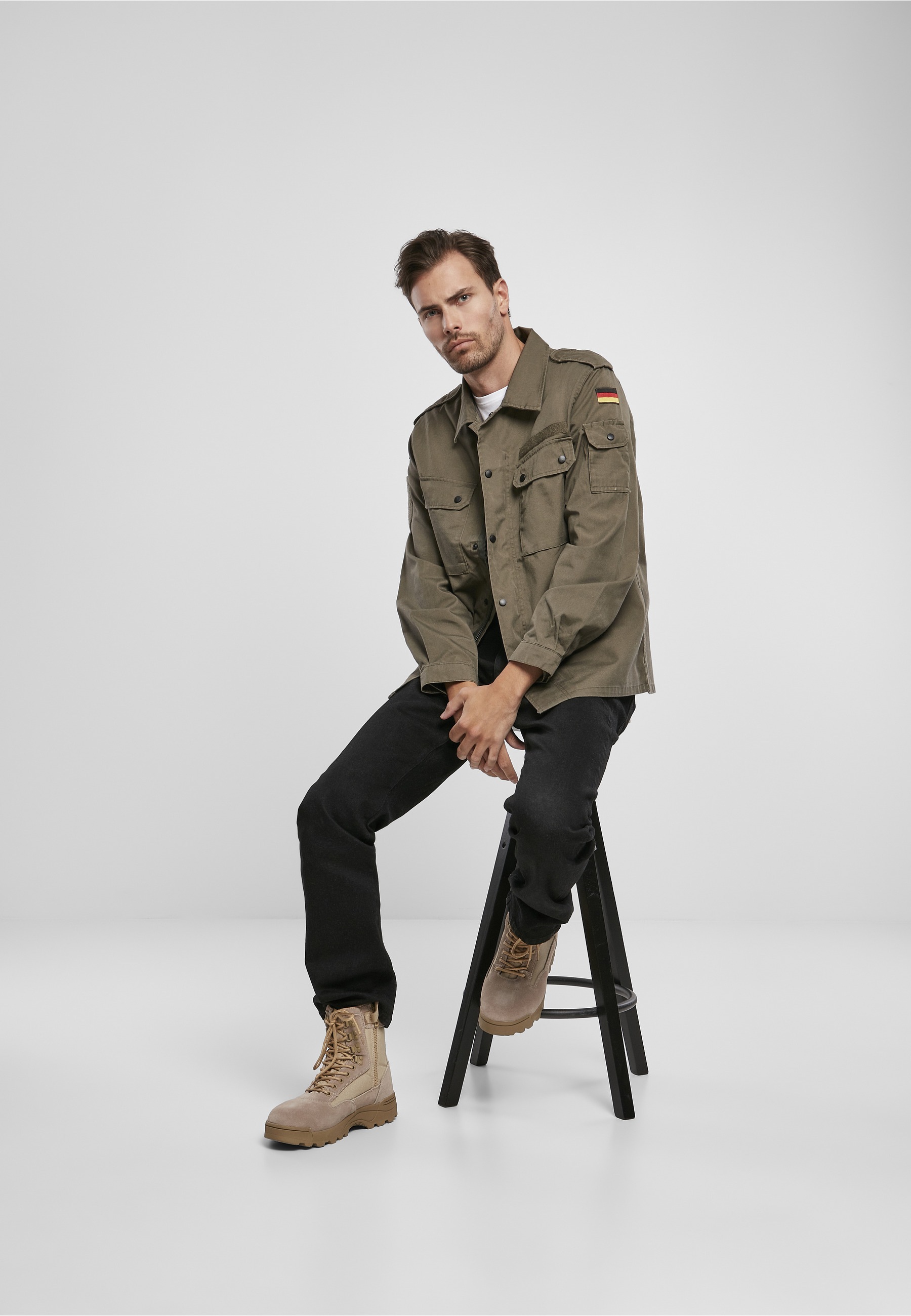 Brandit Kurzmantel »Brandit Herren BW Feldbluse«