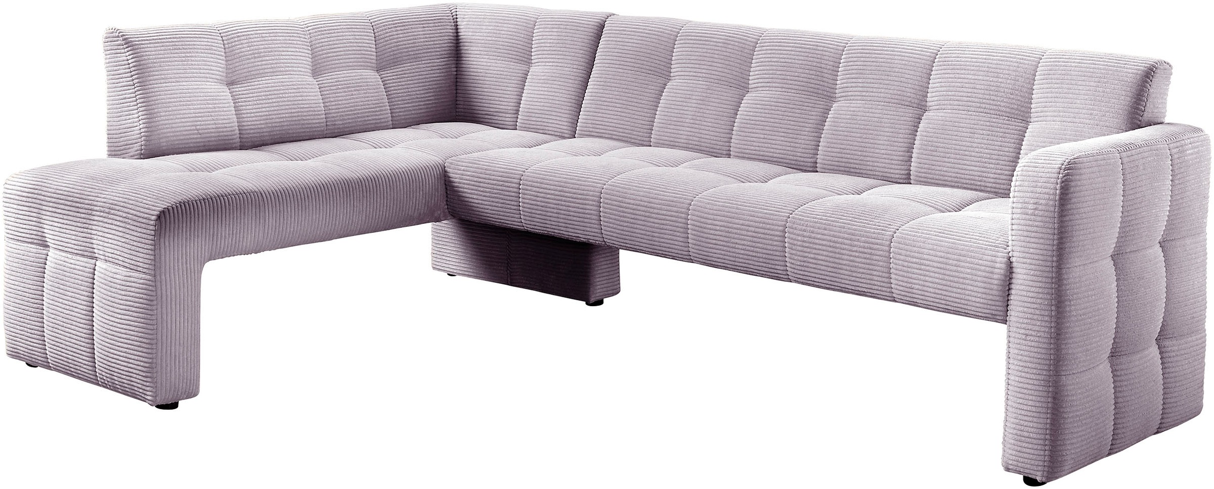 Essbank, B:245cm H:83cm T:159cm, rosa, EXXPO - SOFA FASHION, Küche, Sitzbänke, "Barista, bequem und elegant, hohe Bodenfreiheit", Eckbank Barista