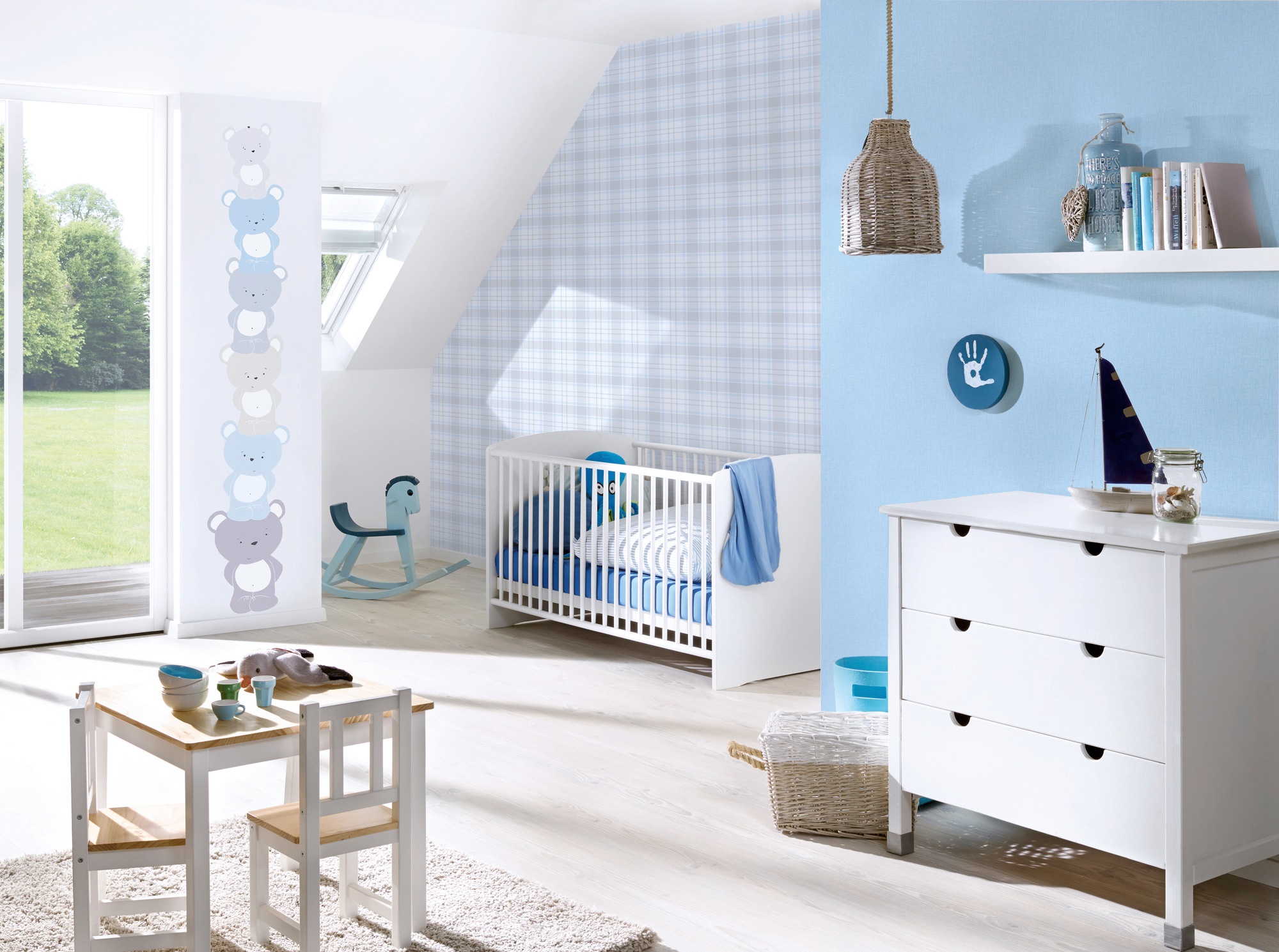 A.S. Création Vliestapete »Little Love«, Motiv-abstrakt-naturalistisch, Kindertapete Tapeten Kinderzimmer Schlafzimmer modern Design Optik