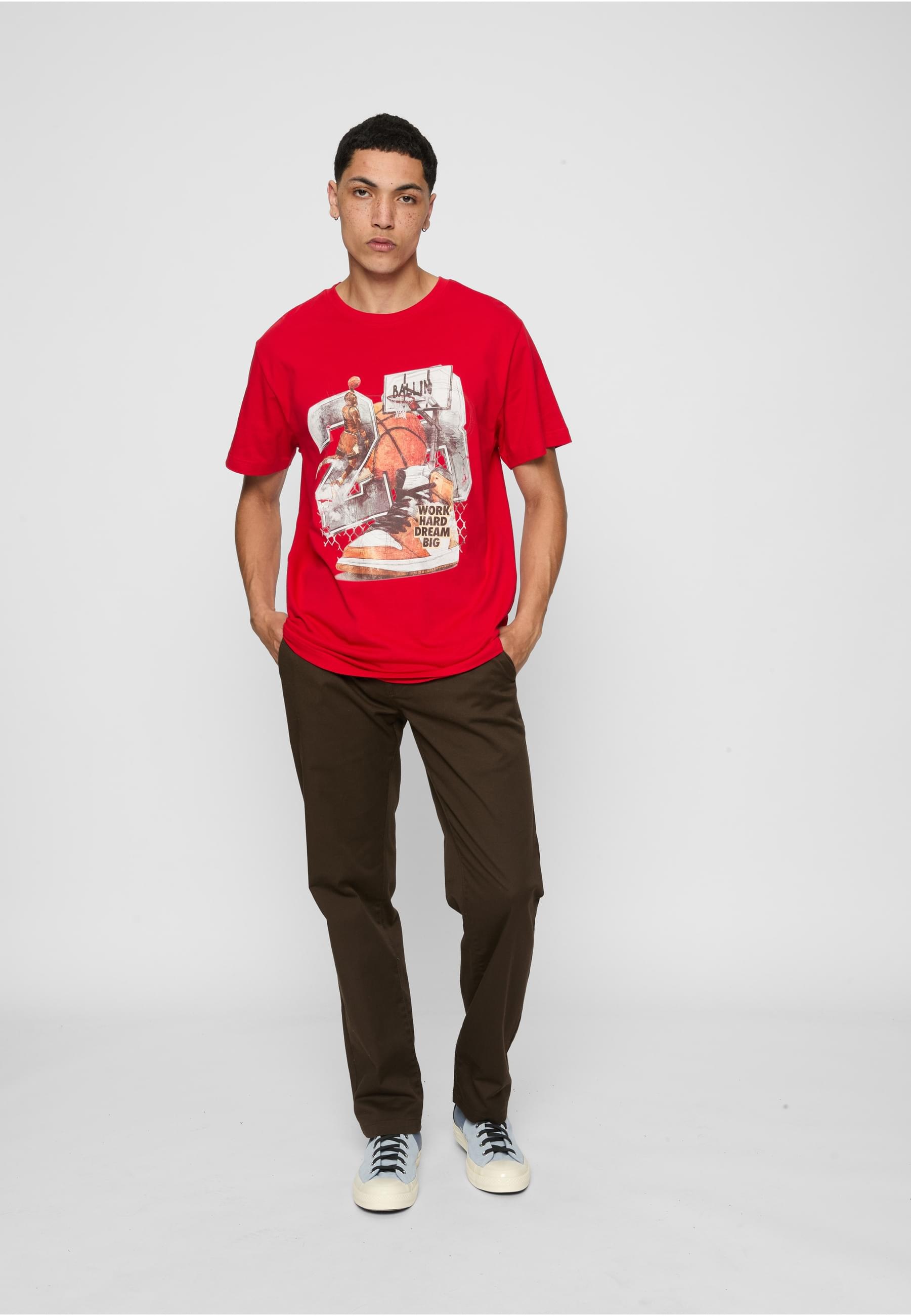 MisterTee Kurzarmshirt »MisterTee Herren Vintage Ballin Tee«, (1 tlg.)