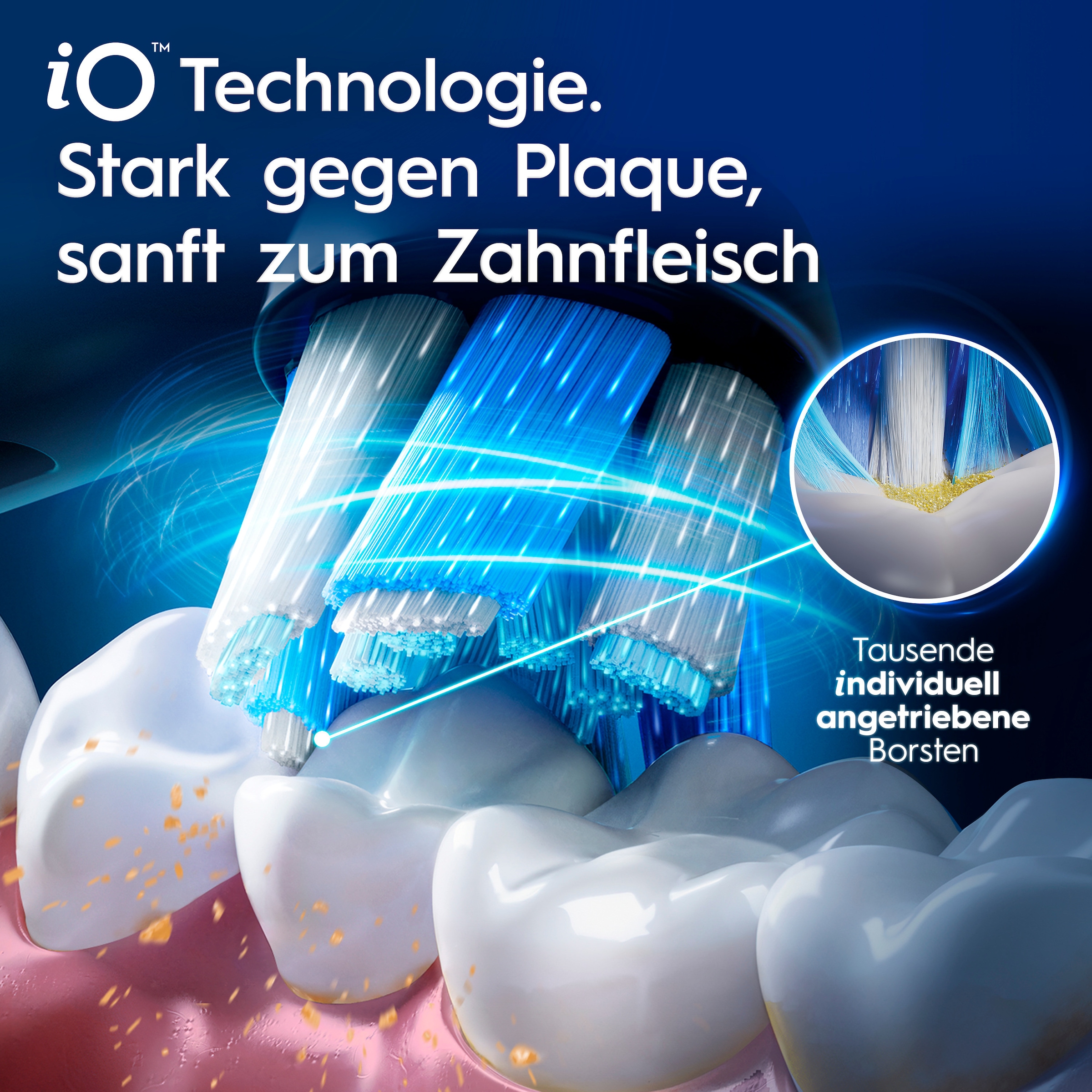 Oral-B Elektrische Zahnbürste »iO Series 3«, 3 St. Aufsteckbürsten, Geschenkedition, Magnet-Technologie, Reise-Etui