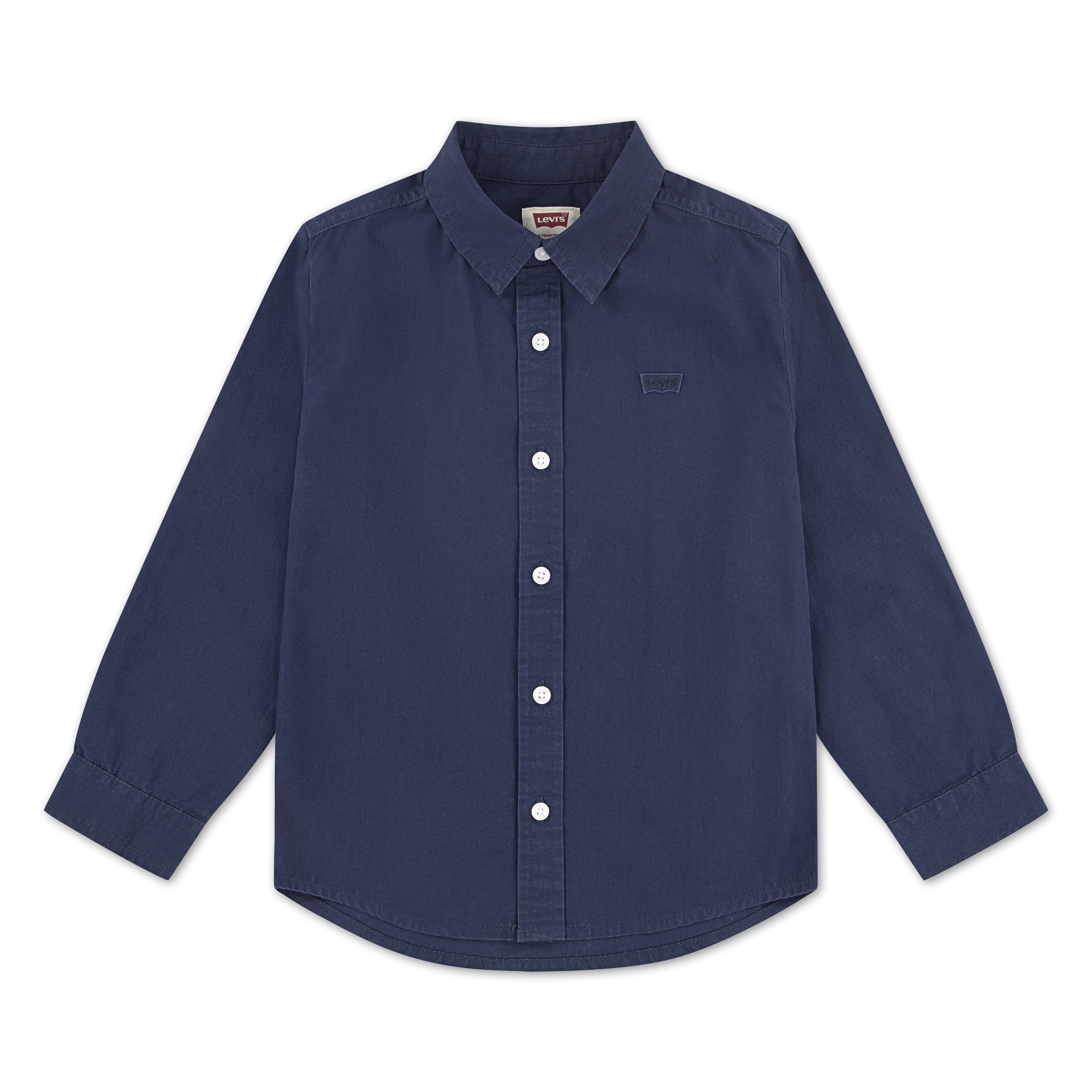 Levis Kids Langarmhemd "BATTERY HOUSEMARK SHIRT" mit Kentkragen