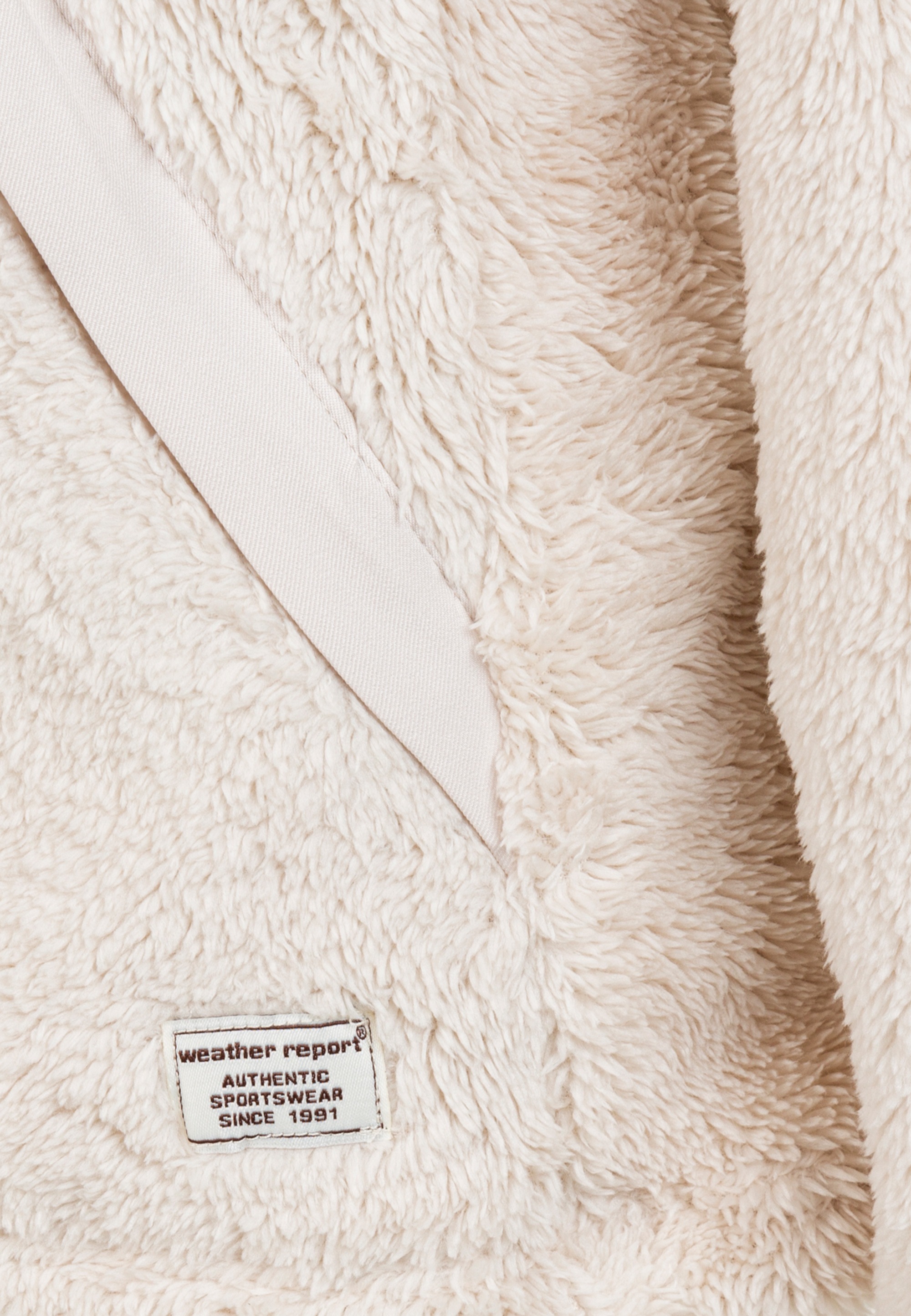 WEATHER REPORT Fleecejacke »Lucille«, in tollem Plüsch-Design