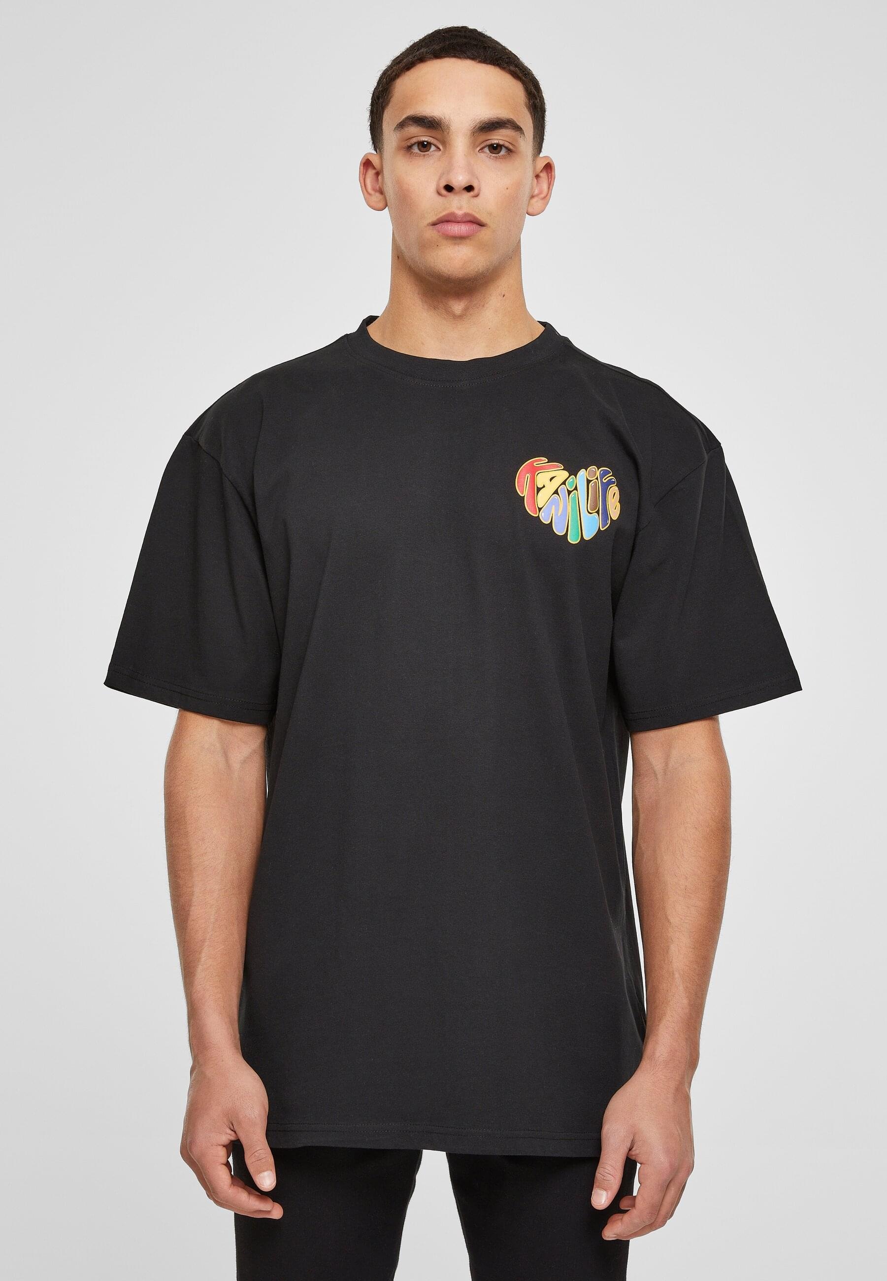 Karl Kani Kurzarmshirt »Karl Kani Herren KU231-001-2KK Woven Signature Kani Life Tee«, (1 tlg.)