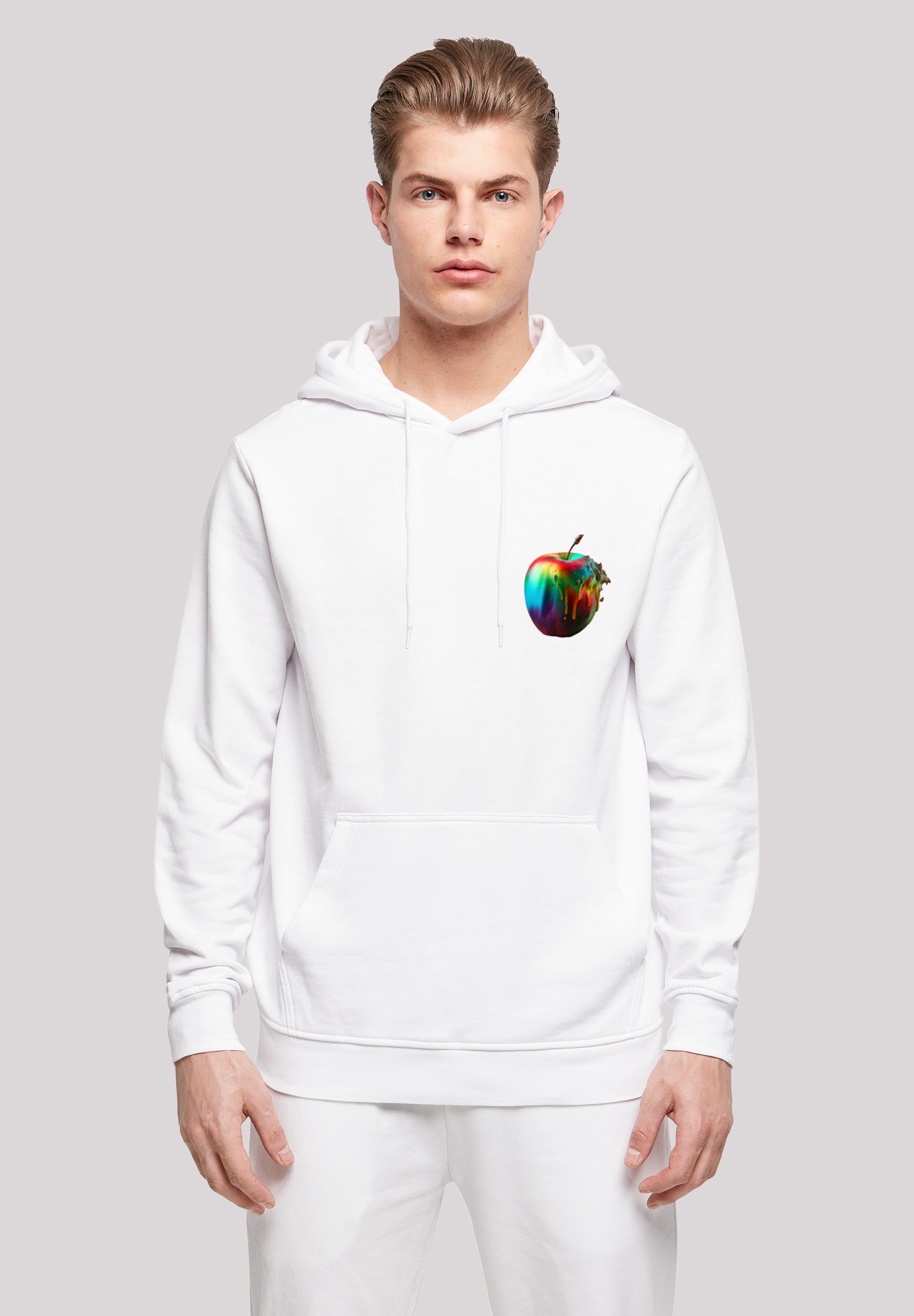 F4NT4STIC Kapuzenpullover "Colorfood Collection - Rainbow Apple", Print