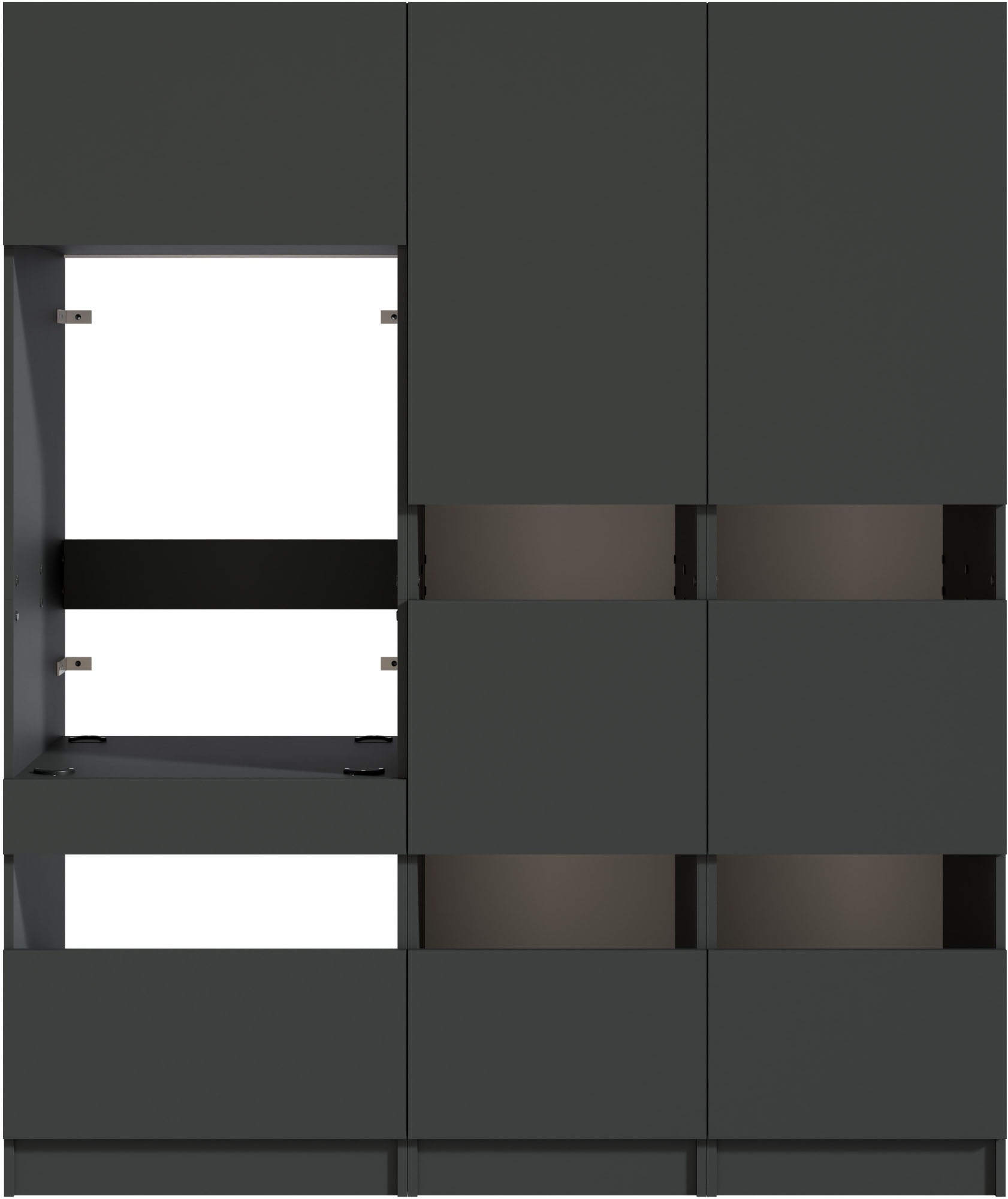 BASIC by Balculina Mehrzweckschrank-Set »Washhome B/T/H 168x68x200 cm« 3 Stk. tlg.