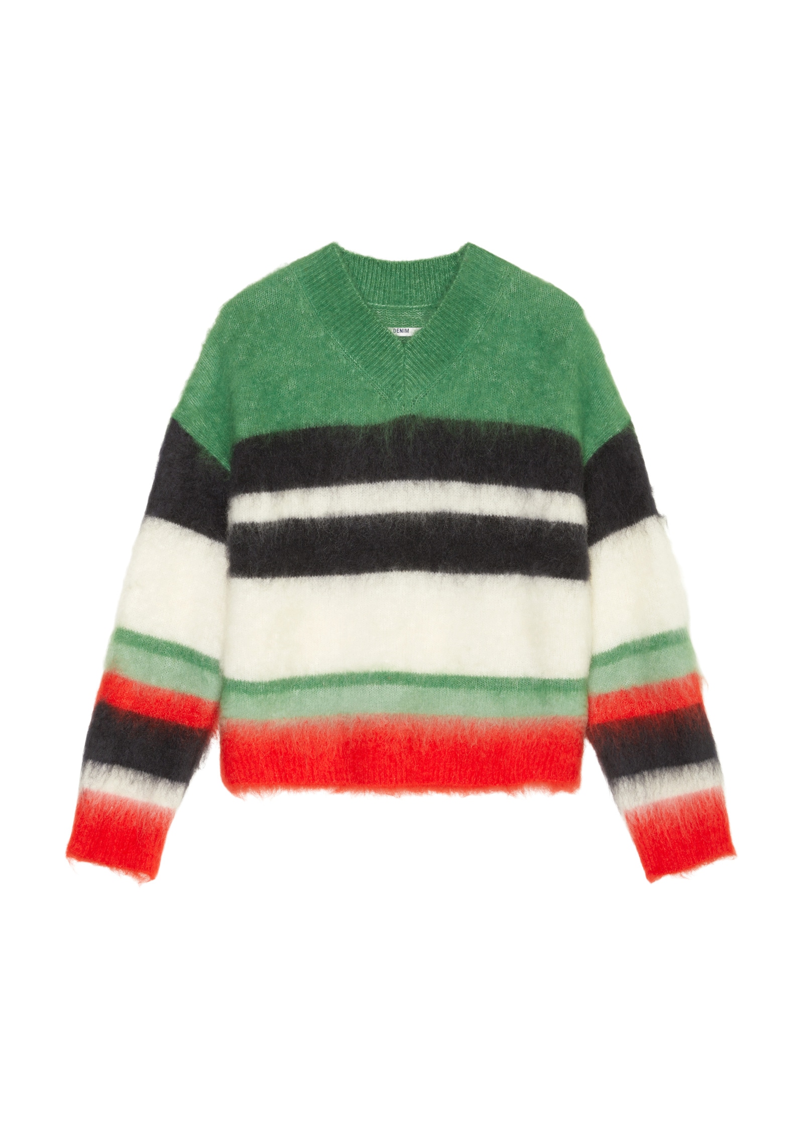 Marc O'Polo DENIM Strickpullover »aus gebürstetem Schurwolle-Mohair-Mix«