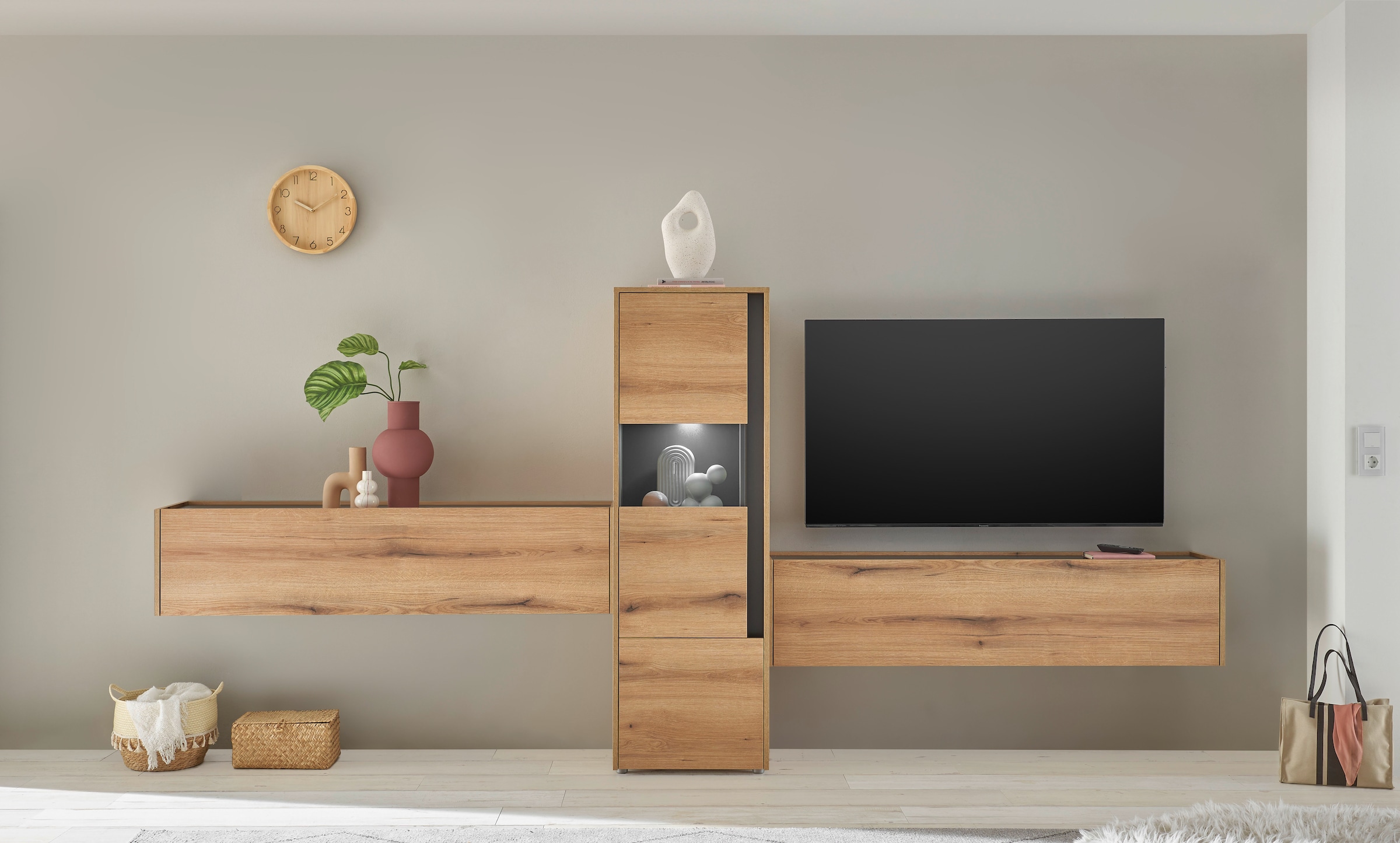 Home affaire Wohnwand "City/Giron, moderne Anbauwand, Komplettset in vielen günstig online kaufen