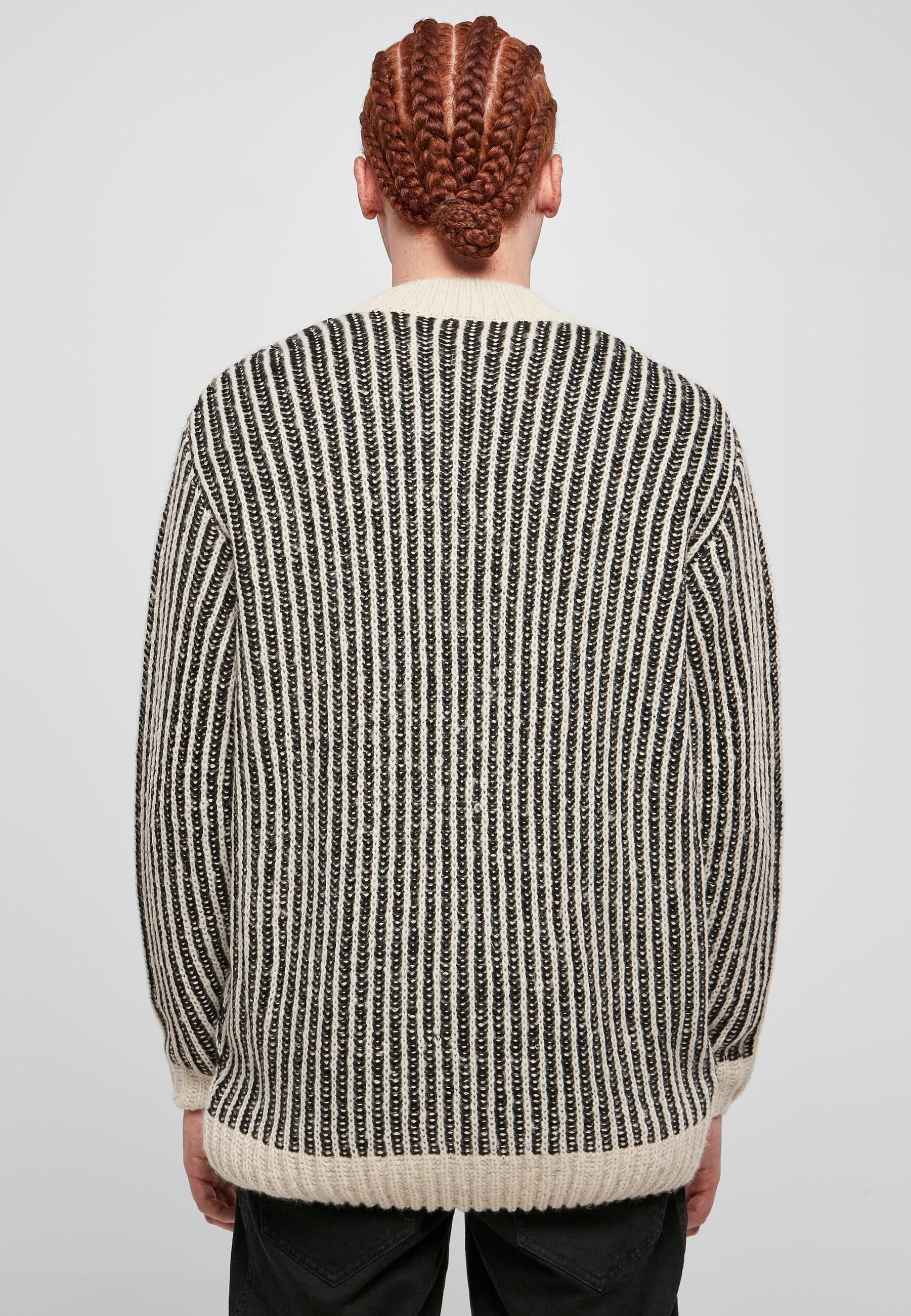 URBAN CLASSICS Rundhalspullover »Urban Classics Herren Oversized Two Tone Sweater«