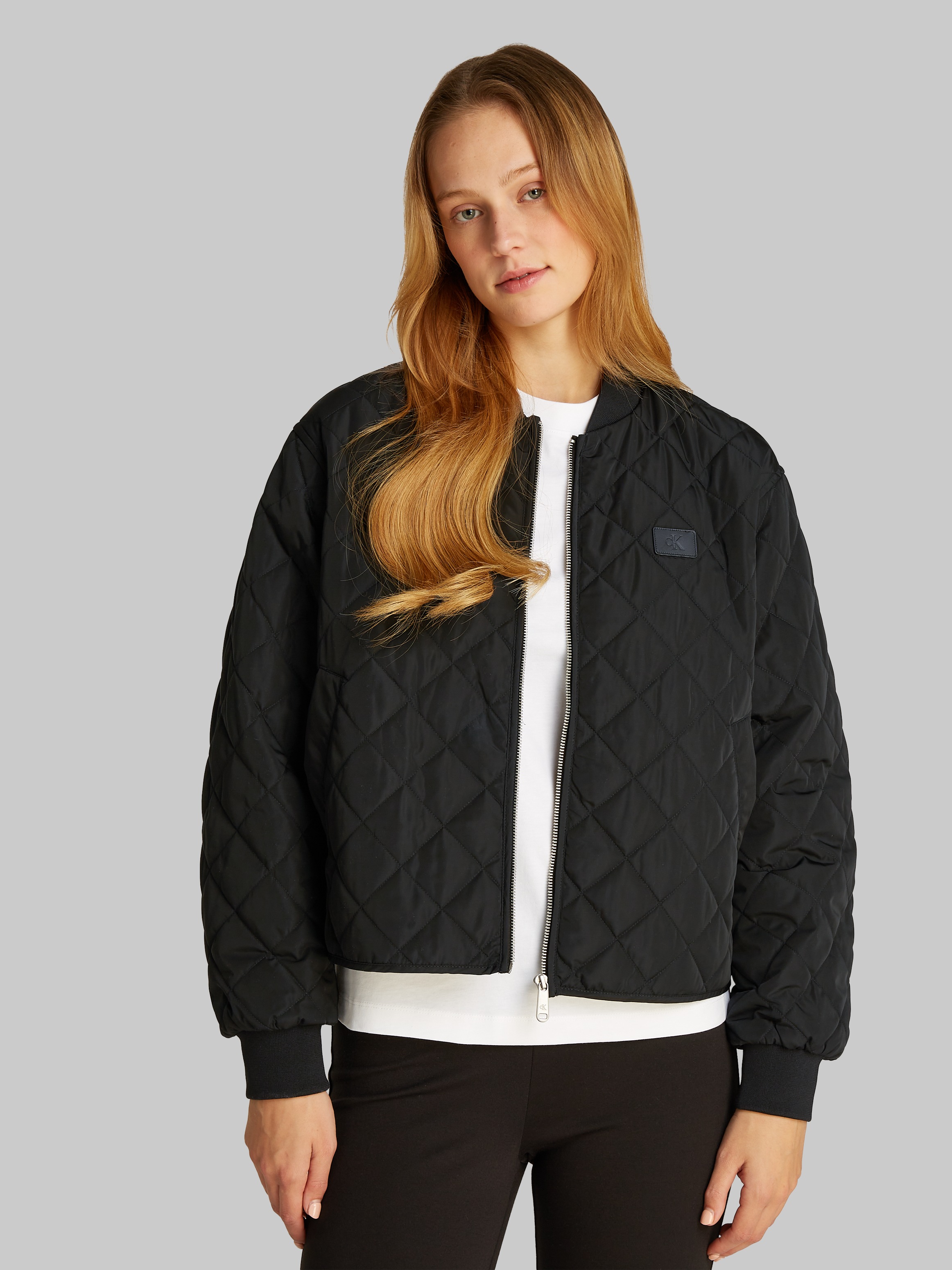 Bomberjacke »LW QUILTED JACKET«, mit Logodruck, mit Steppmuster