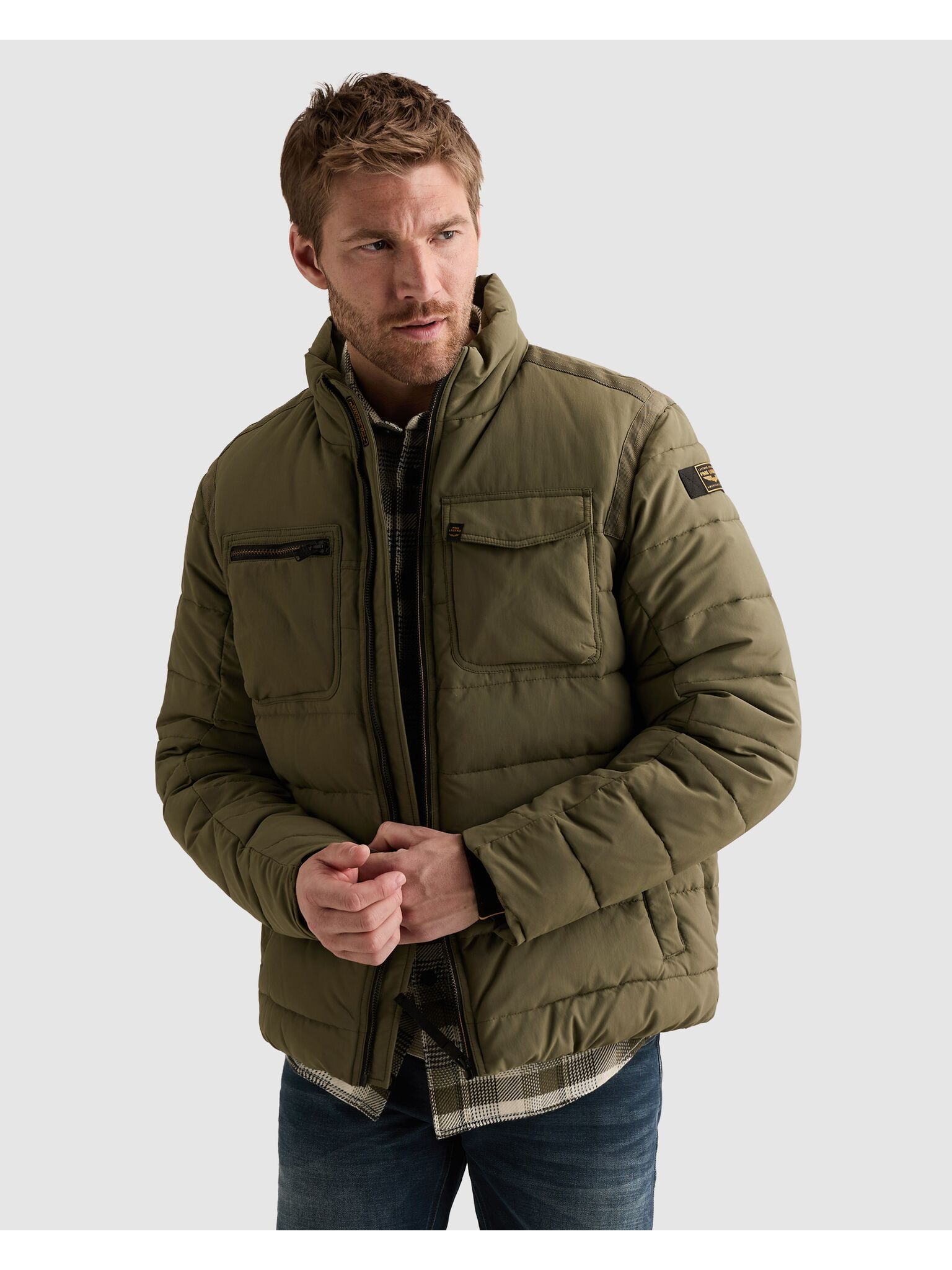 PME LEGEND Outdoorjacke wasserabweisend, mit horizontaler Steppung