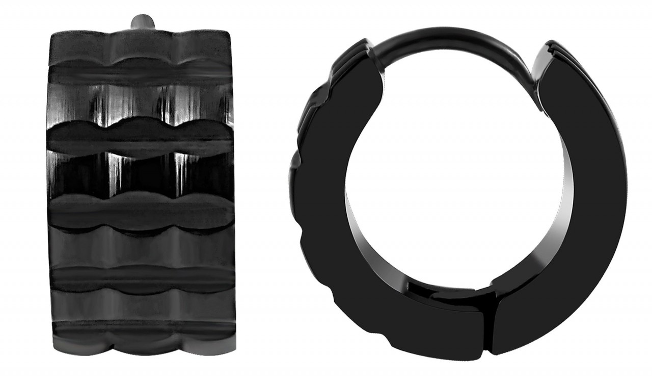 Adelia´s Paar Creolen »Unisex Creolen aus poliertem Edelstahl Ø 10 mm«