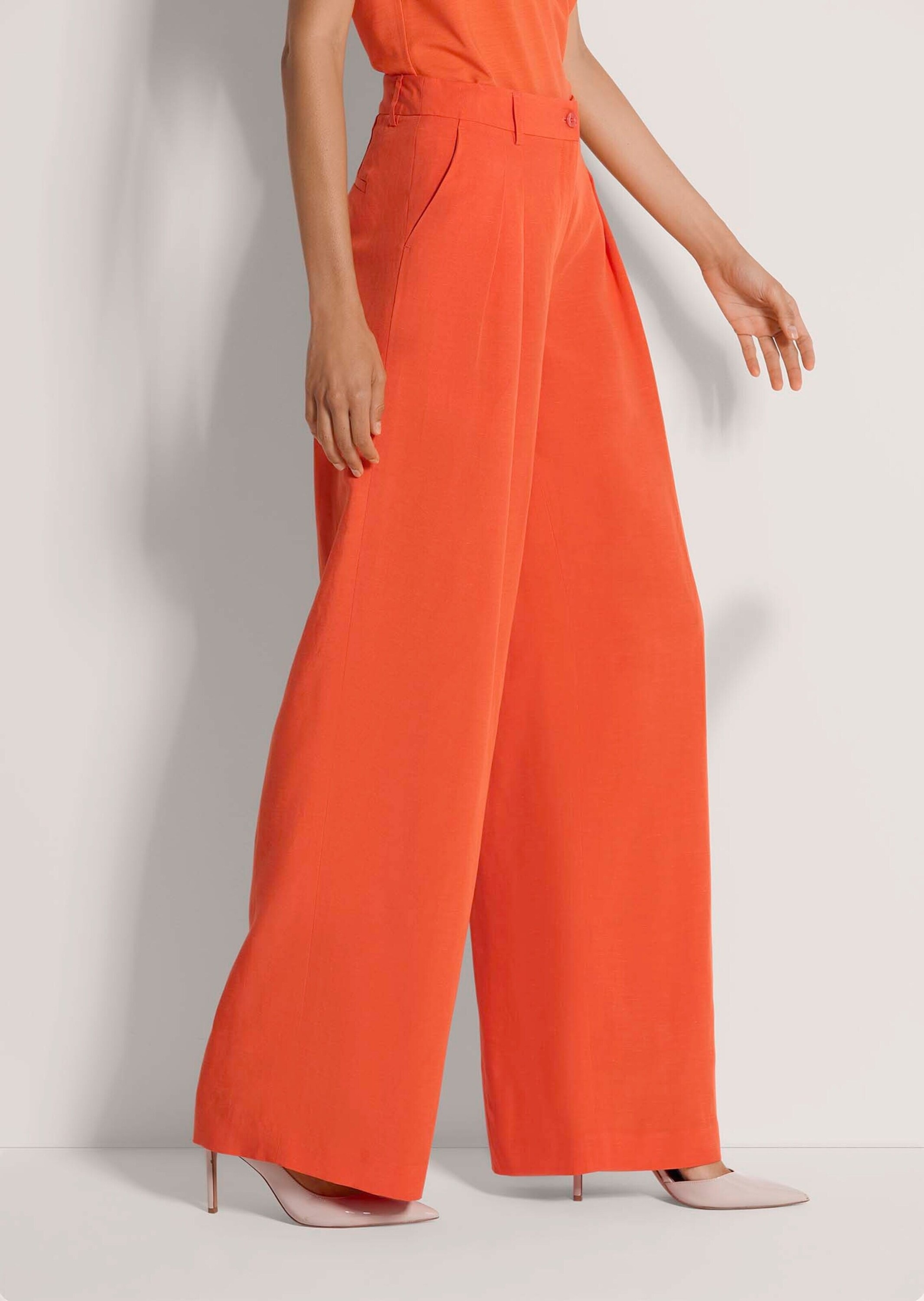 MADELEINE Stoffhose »Bundfaltenhose Leichte Sommerhose mit Formbund«