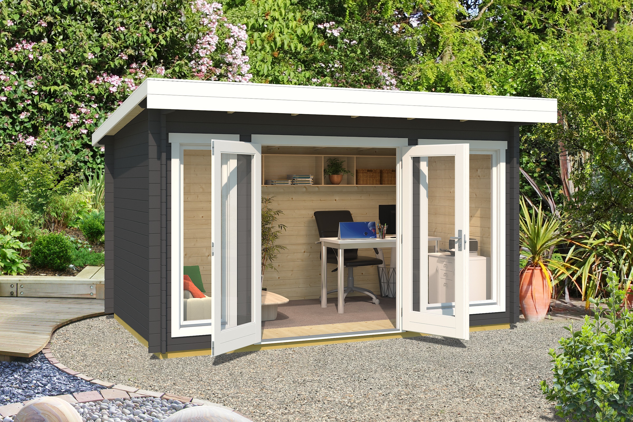 Nordic Holz Gartenhaus "DORSET 1" günstig online kaufen