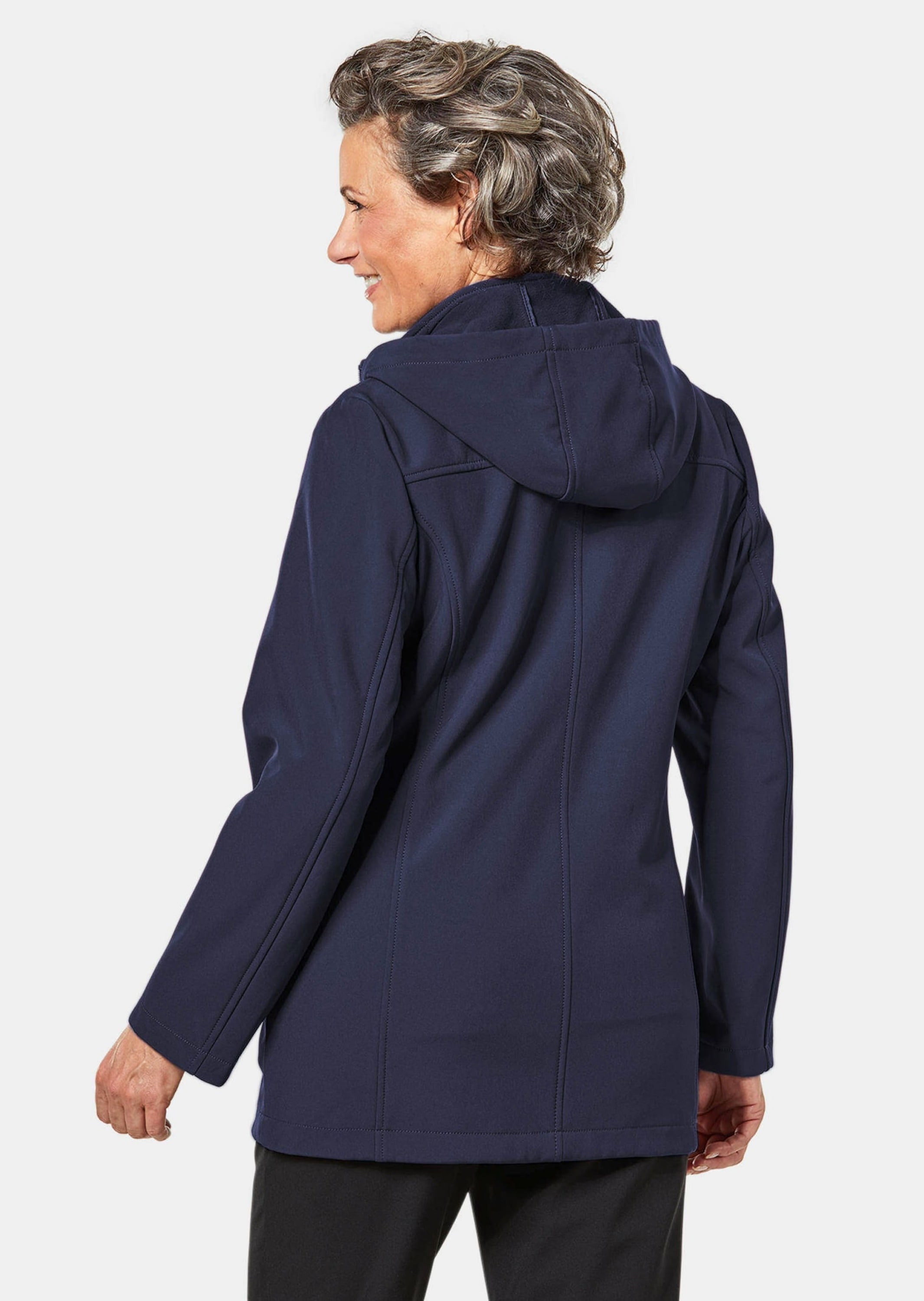 GOLDNER Funktionsjacke »Softshelljacke mit Kapuze Wasserabweisende Softshelljacke mit Kapuze«