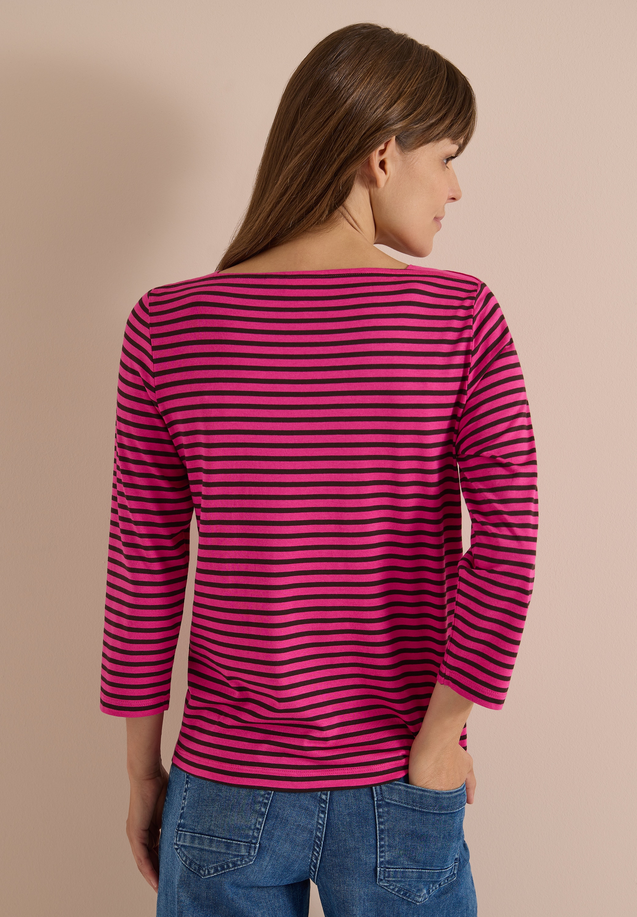 Cecil 3/4-Arm-Shirt im soften Baumwoll-Mix