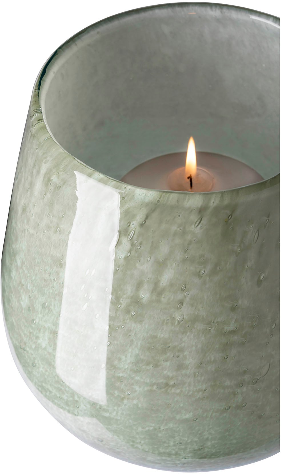 Fink Tischvase »MARLY«, (1 St.), Dekovase, Blumenvase, Windlicht, Vase aus Glas