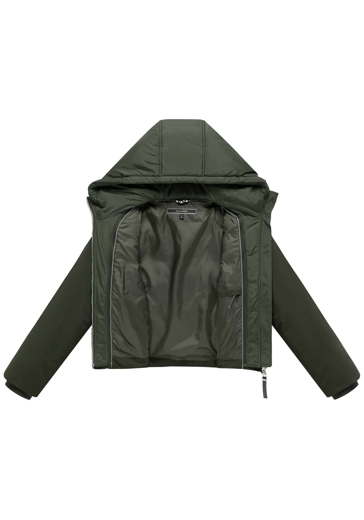 Marikoo Winterjacke »Yurinaa« mit Kapuze Damen Pufferjacke warm mit Kapuze und kuscheligem Kragen