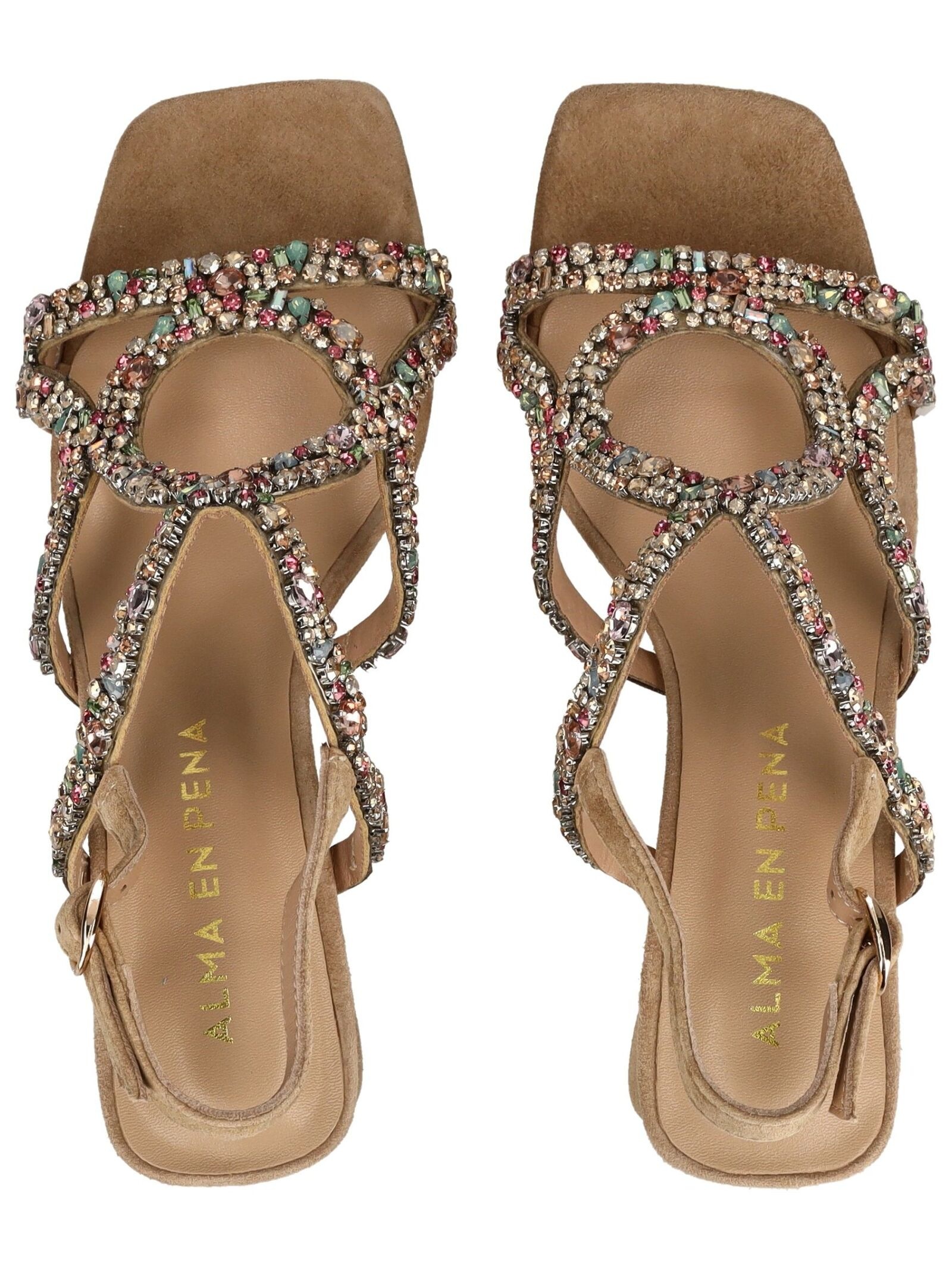 Alma en Pena Riemchensandale »ALMA EN PENA Sandalen Veloursleder/Textil«