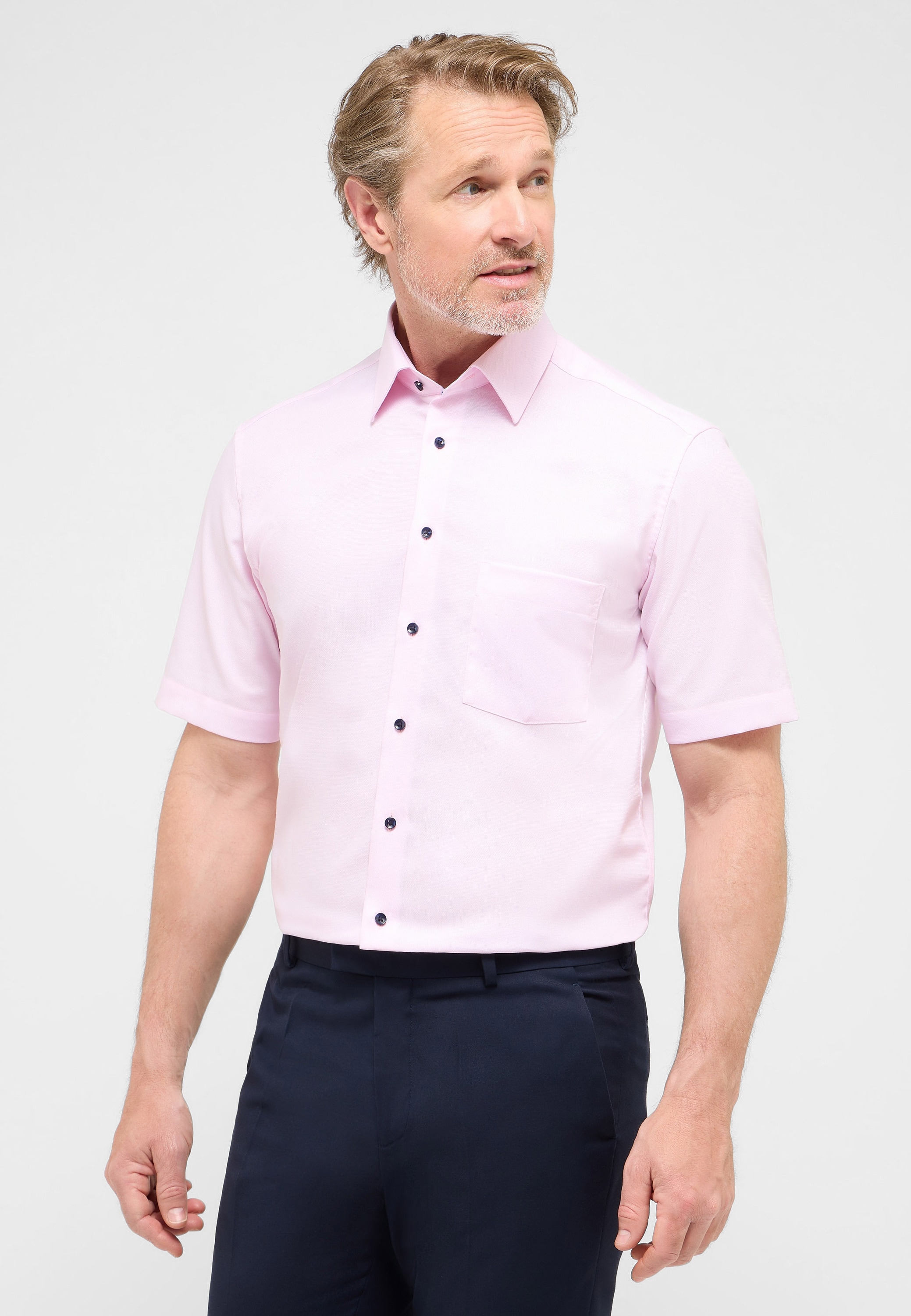 Eterna Kurzarmhemd "MODERN FIT", NON IRON (bügelfrei) günstig online kaufen