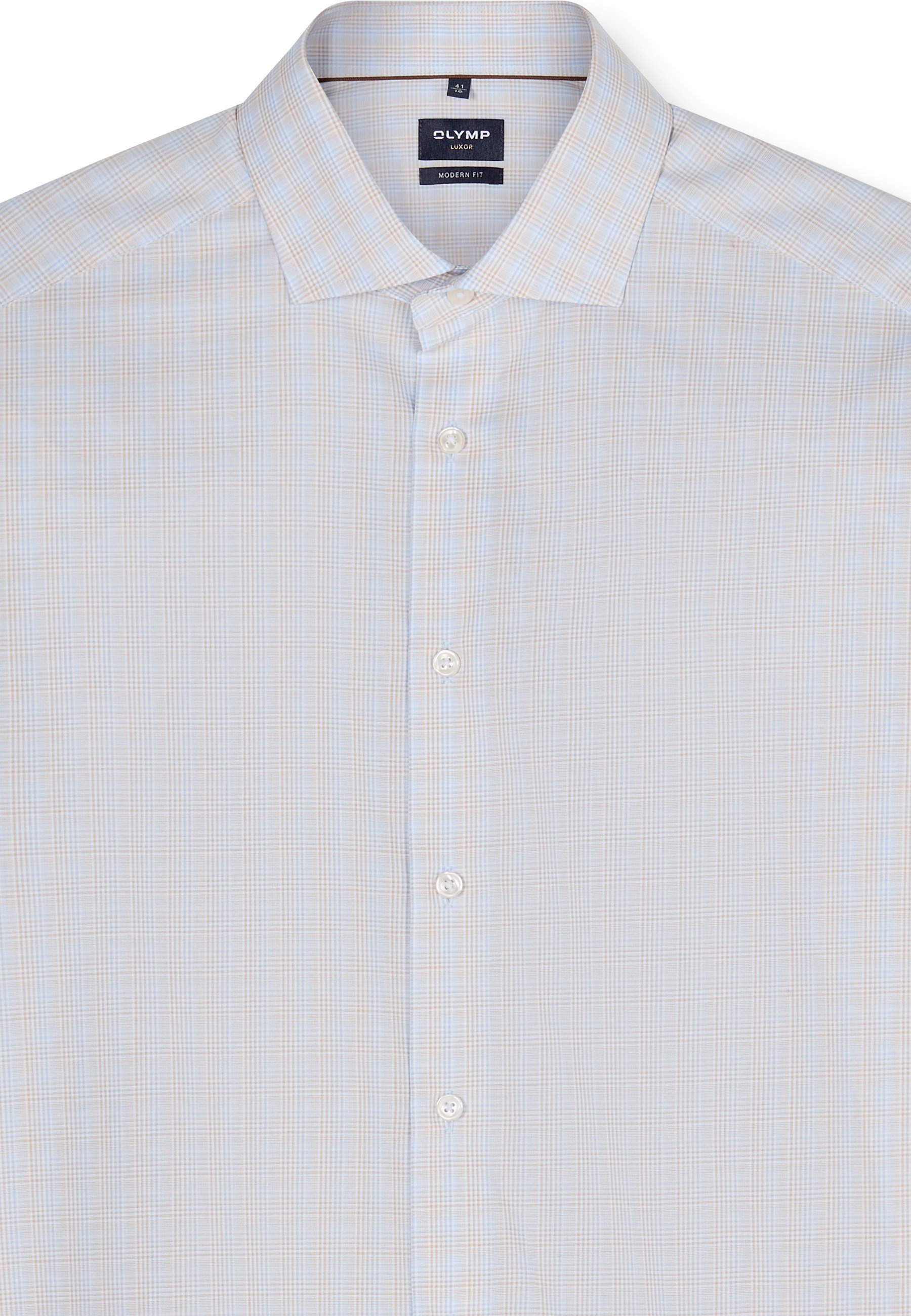 OLYMP Luxor Modern Fit Shirt Blue 46 8
