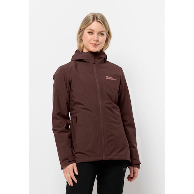 Jack Wolfskin 3-in-1-Funktionsjacke »MOONRISE 3IN1 JKT W«, (2 teilig), mit  Kapuze bestellen | BAUR