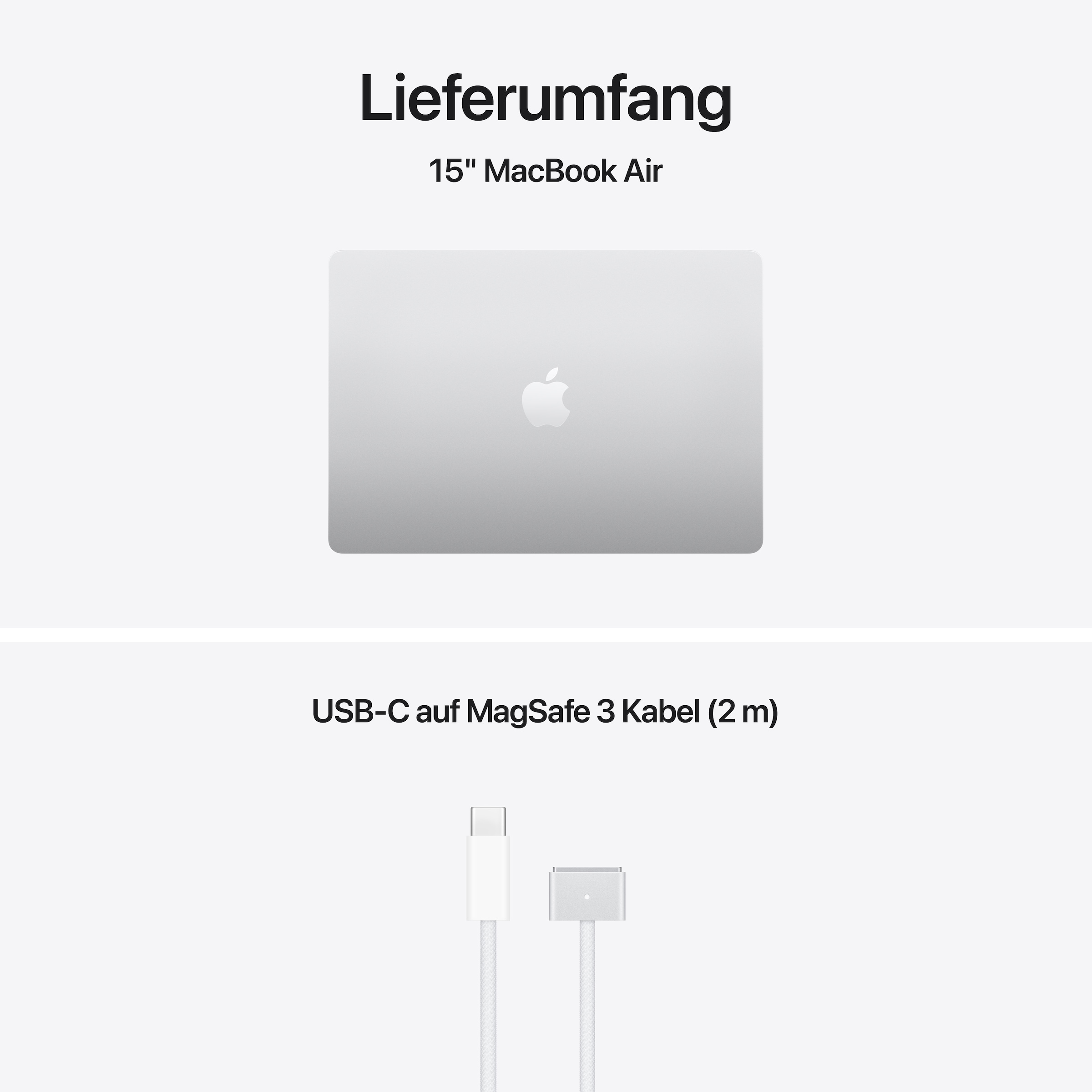 Apple Notebook »MacBook Air 15" CTO« 38,91 cm / 15,3 ″ Apple M5 10-Core GPU 1.000 GB SSD