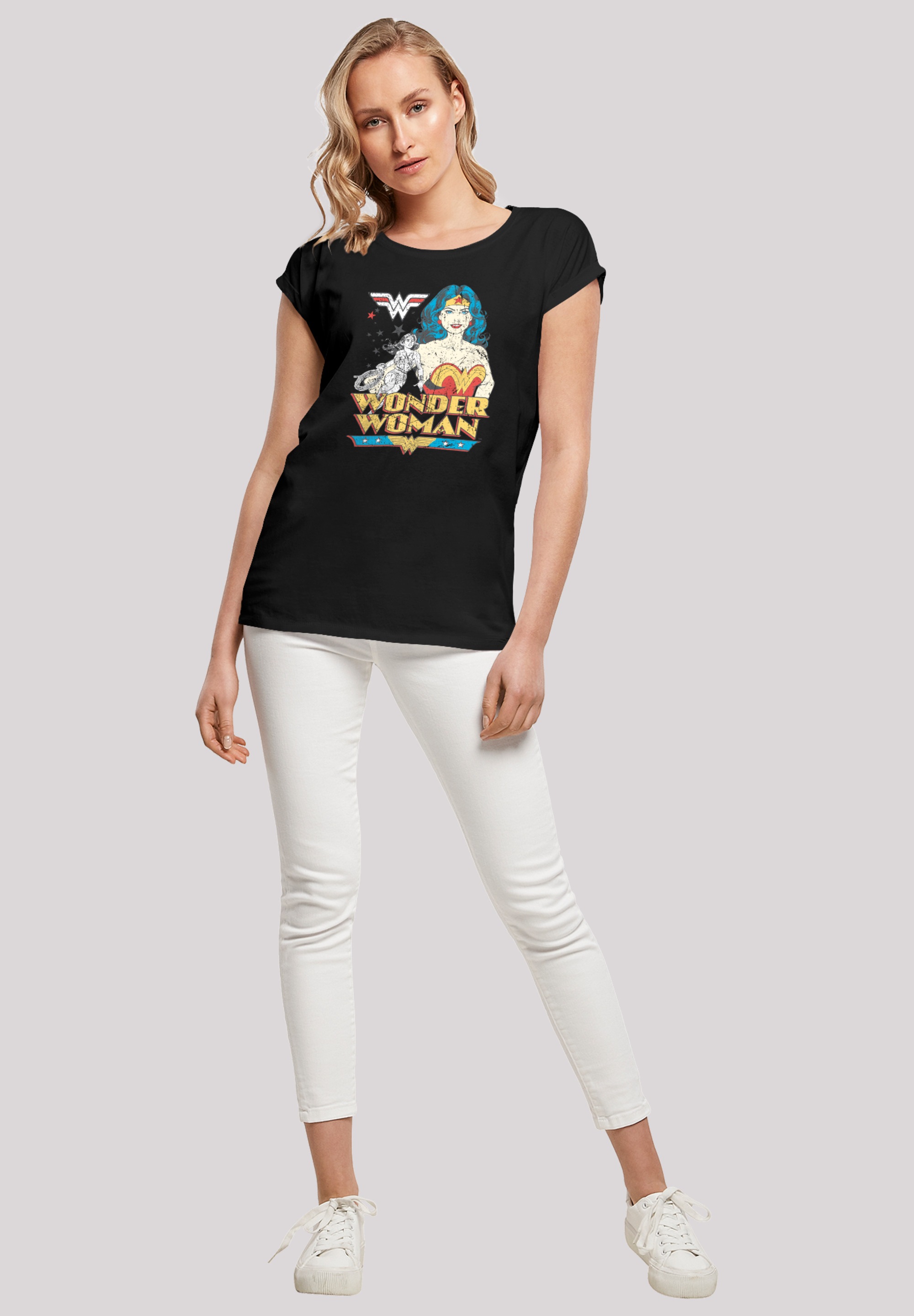 F4NT4STIC T-Shirt »DC Comics Superhelden Wonder Woman Posing«, Print