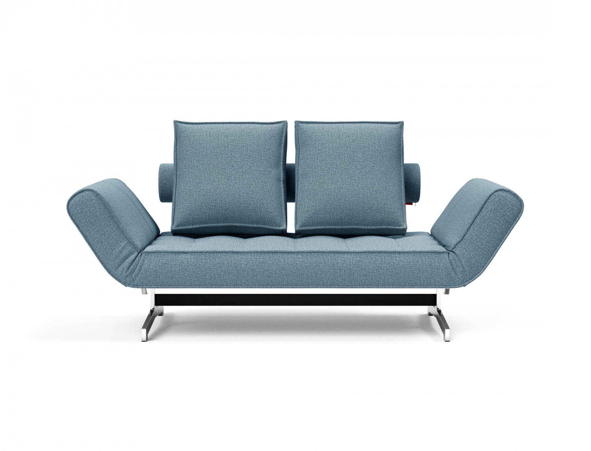 INNOVATION LIVING ™ "Ghia Schlafsofa, Multi-Wohlfühlsofa, Designfuß" eine große Liegefläche mit geringer Stellfläche, beidseitig abklappbar