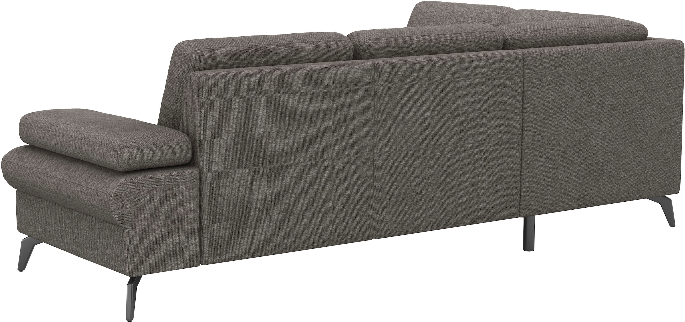 sit&more Ecksofa »Morris Jubi L-Form«, inkl. Armteilfunktion und 1 Zierkissen, wahlweise mit Bettfunktion